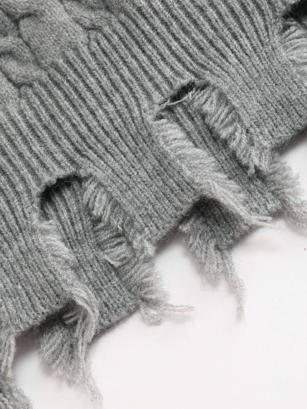  V-Ausschnitt Grafik Gestrickte Kurze Weste