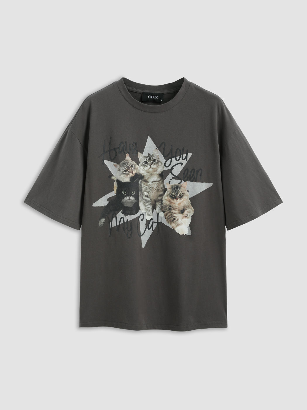 Hast du meine Katzenmuster Kurzarm-T-Shirt gesehen