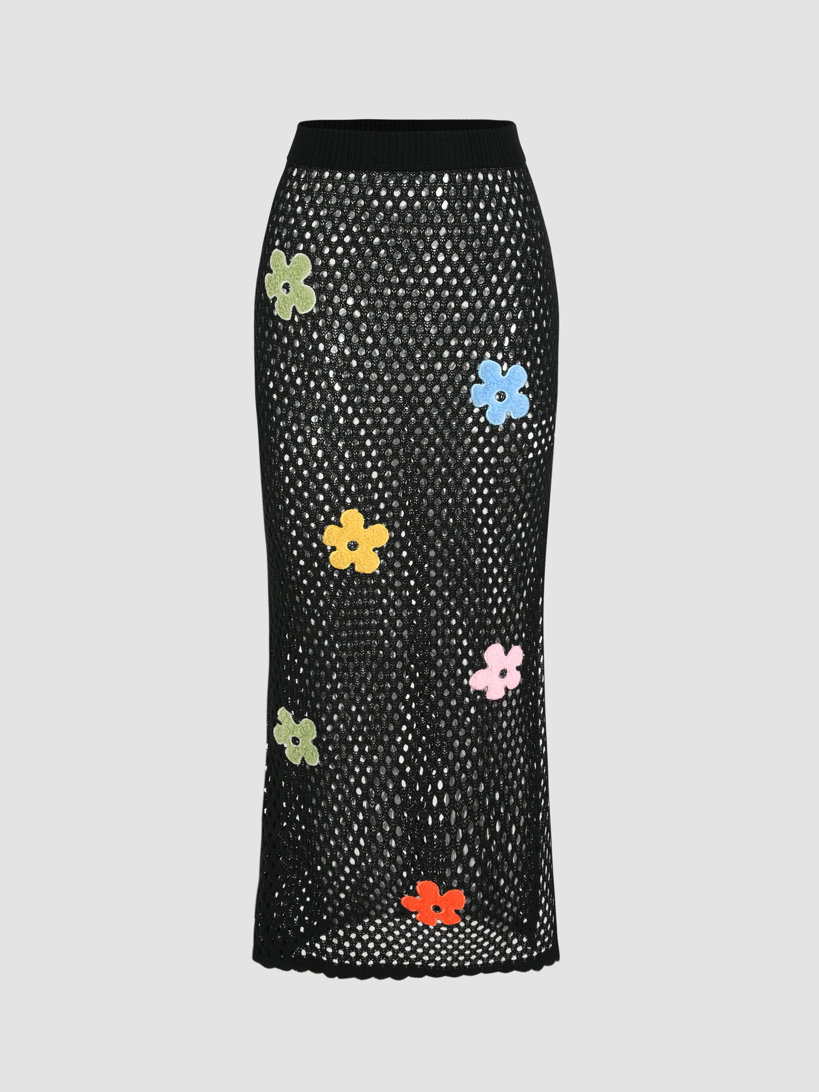 Floral maxi hotsell skirt 3d