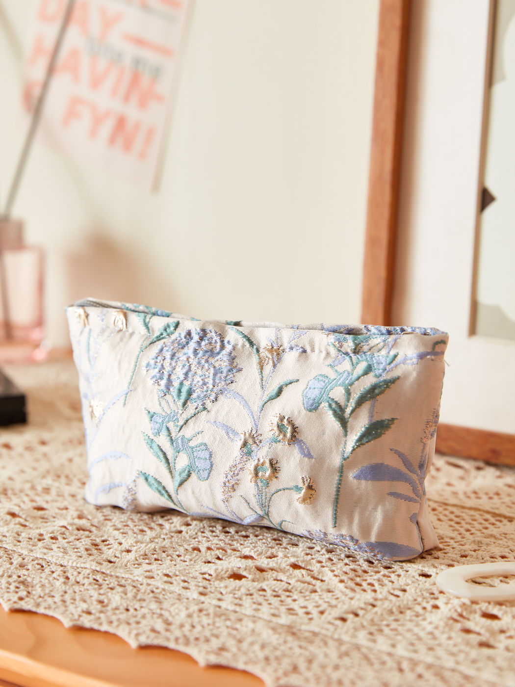 Floral Makeup Bag
