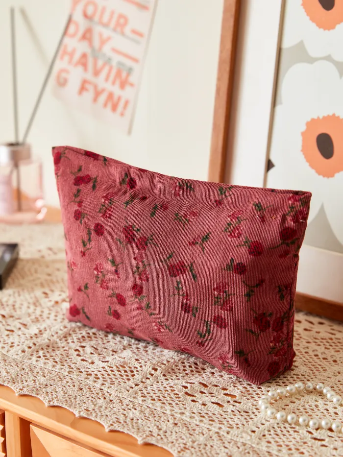 Floral Makeup Bag