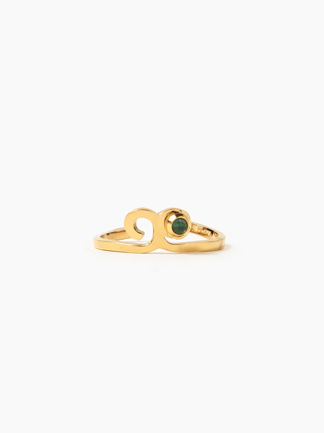 Constellation & Gemstone Decor Cuff Ring