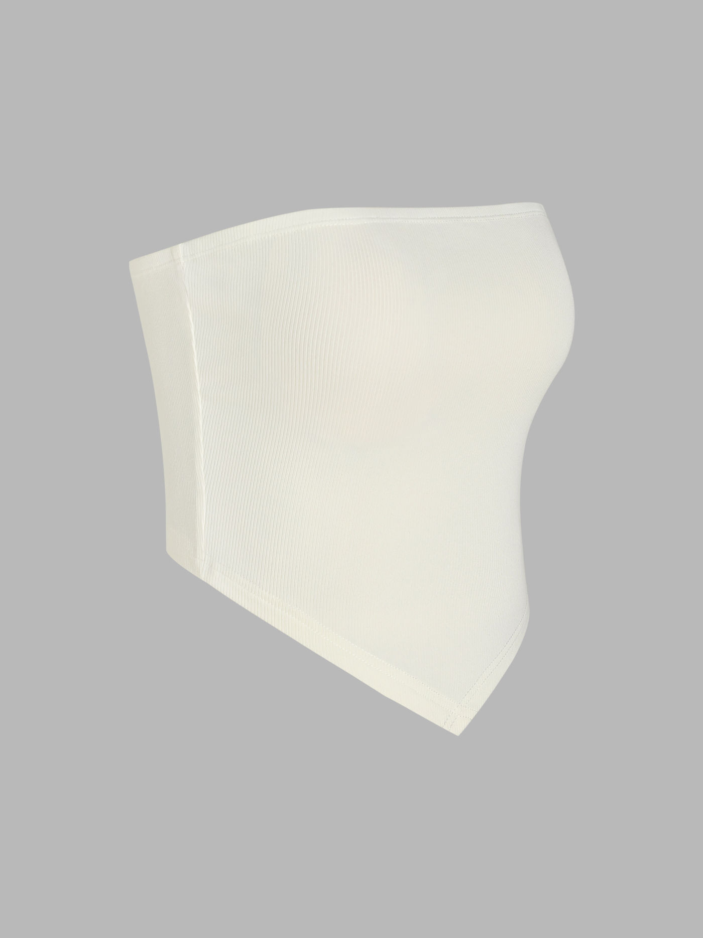 Rib Solid Tube Top