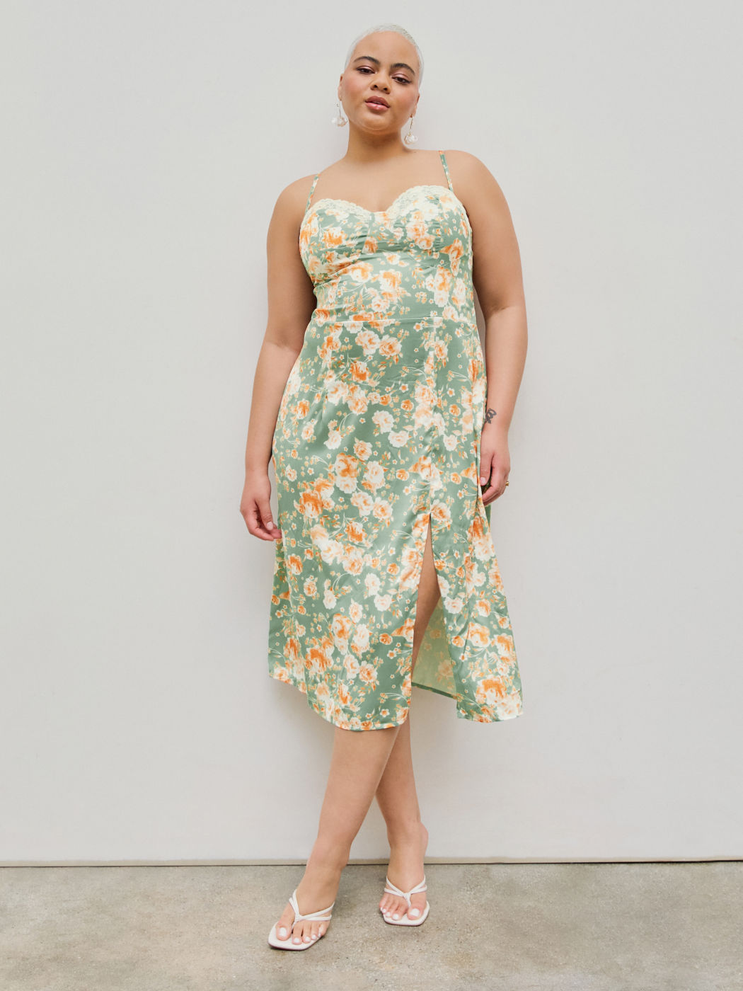 Remember Me Always Floral Maxi Dress Curve & Plus - Cider