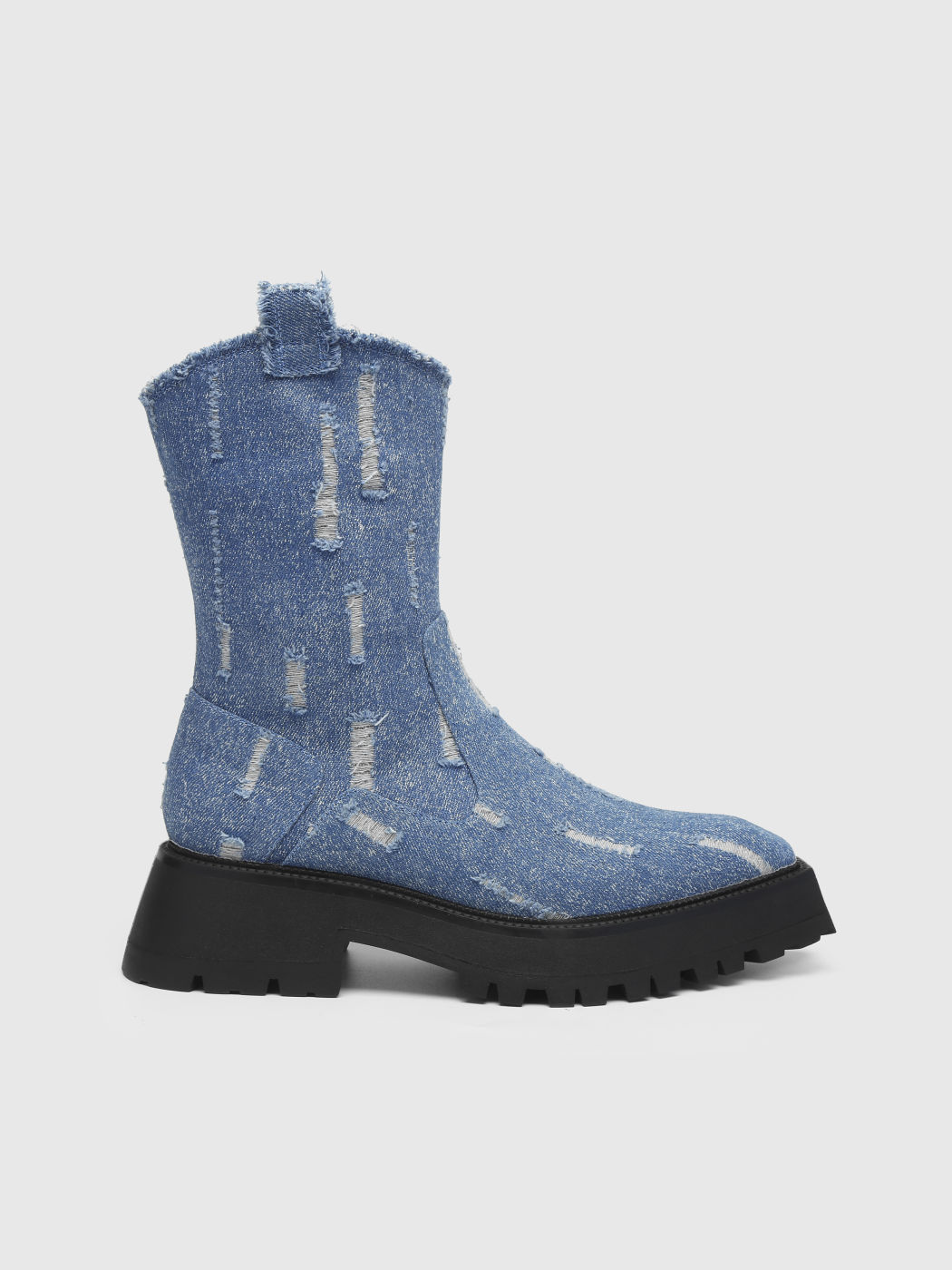 Denim Ankle Boots