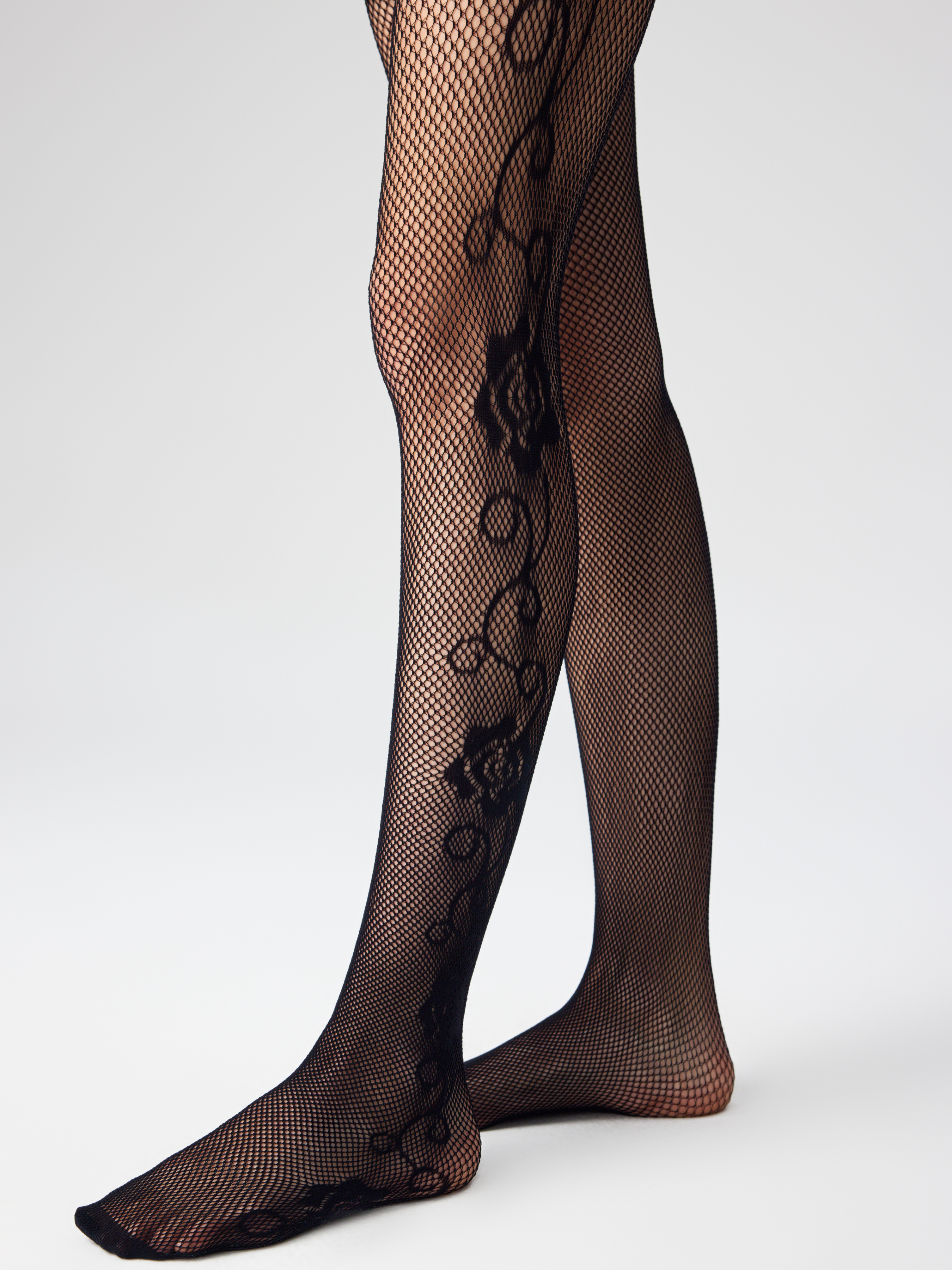Lace Fishnet Tights