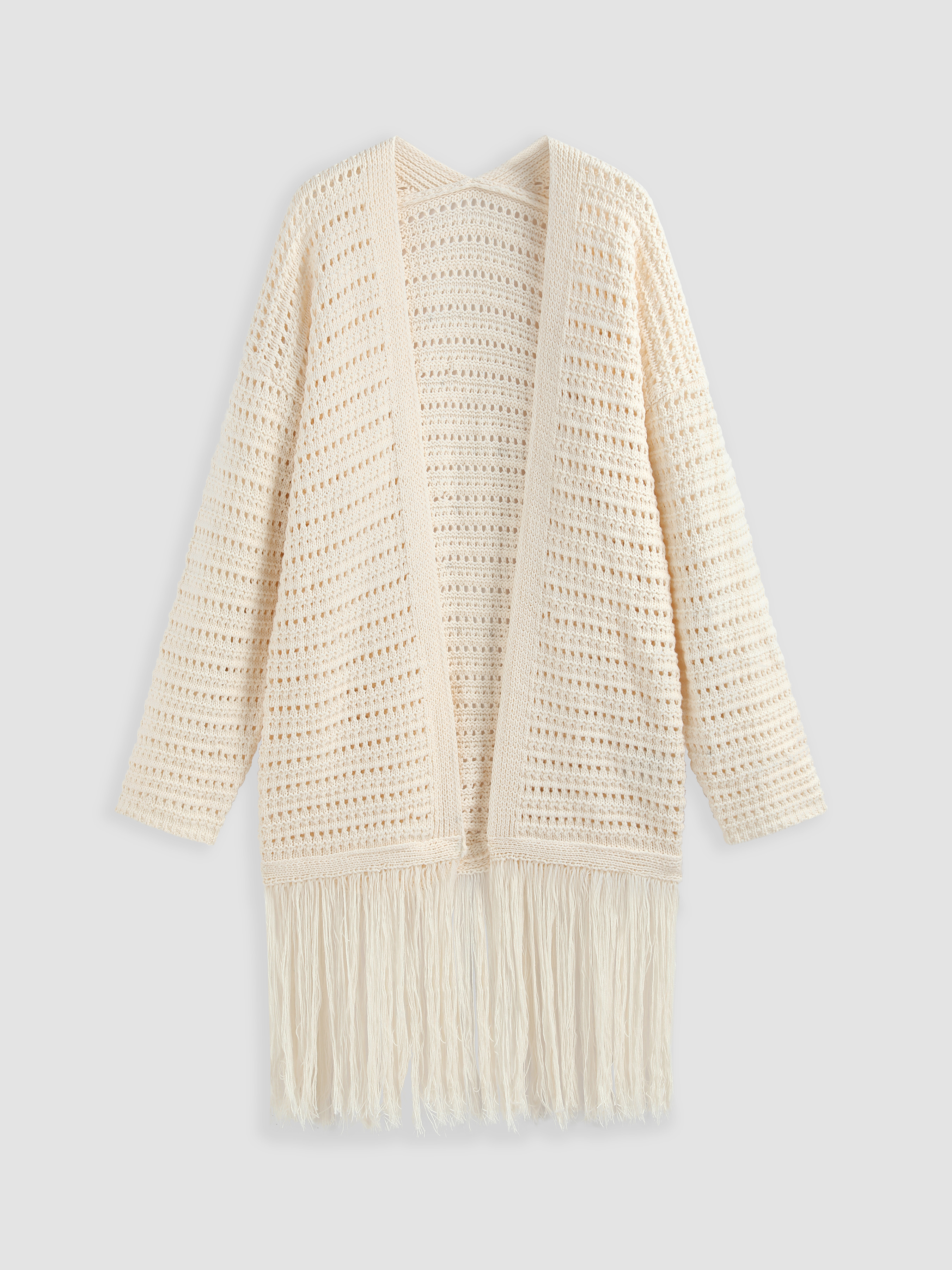 Tassel 2024 knit cardigan