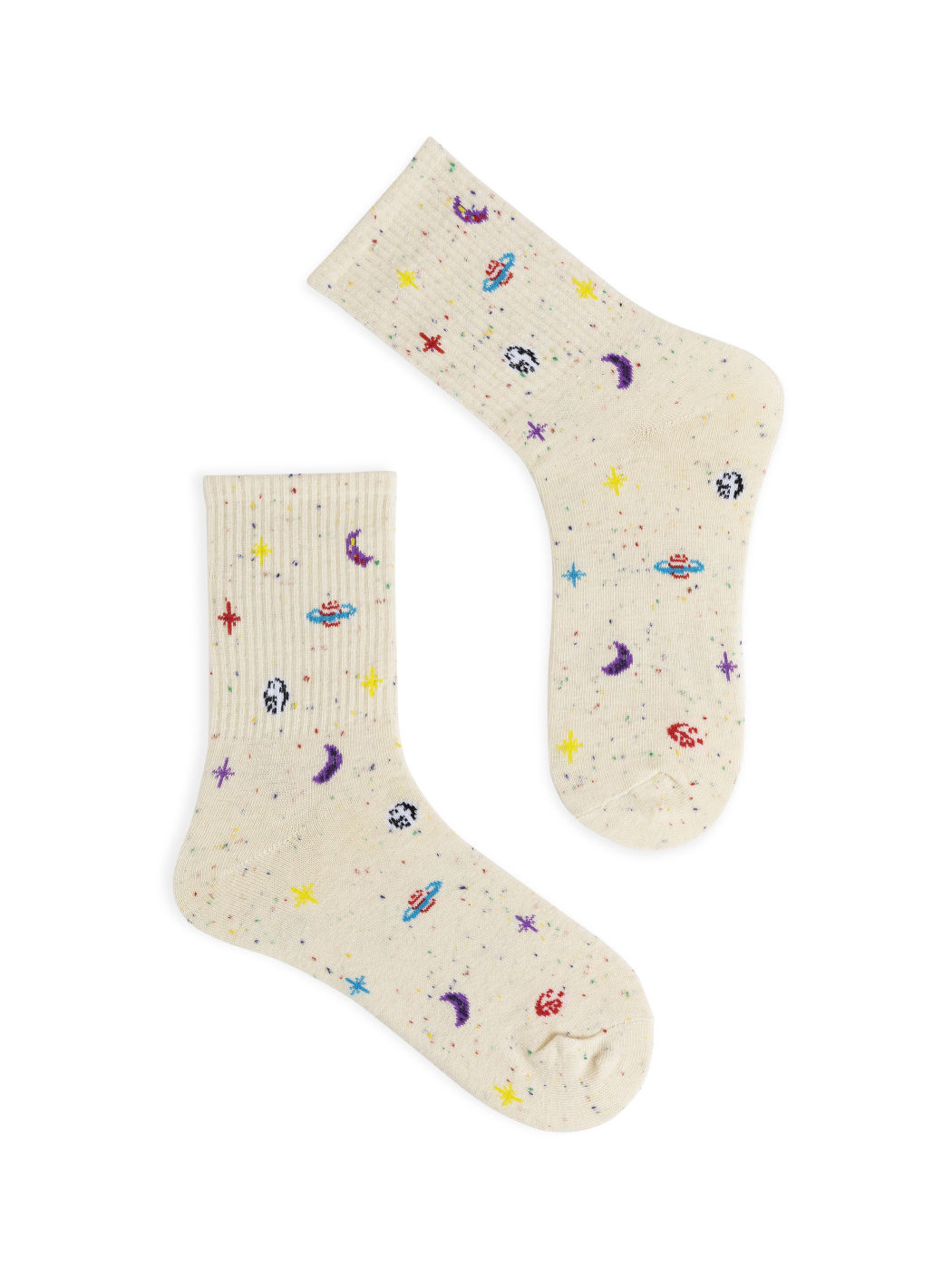 Graphic Crew Socks