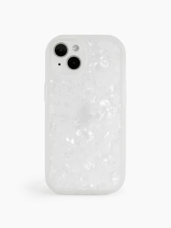 Custodia per telefono in marmo traslucido