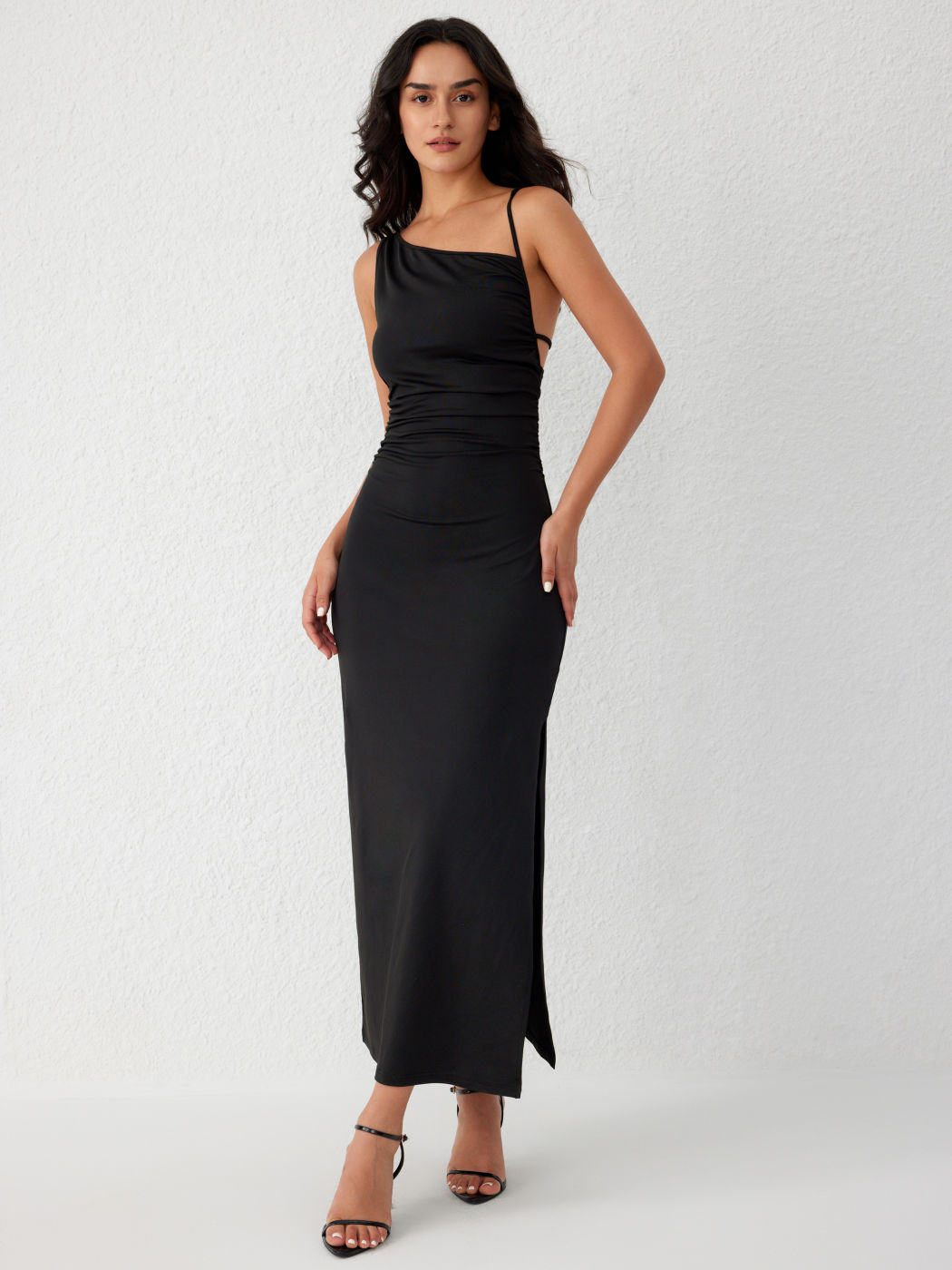 cider ruched midi dress Amazon.com: CIDER Summer Women's Spaghetti Strap Cowl Neck Cocktail Dress  Ruched Sleeveless Formal Midi Dress Party Club Dress Dark Navy : Clothing,  Shoes & Jewelry