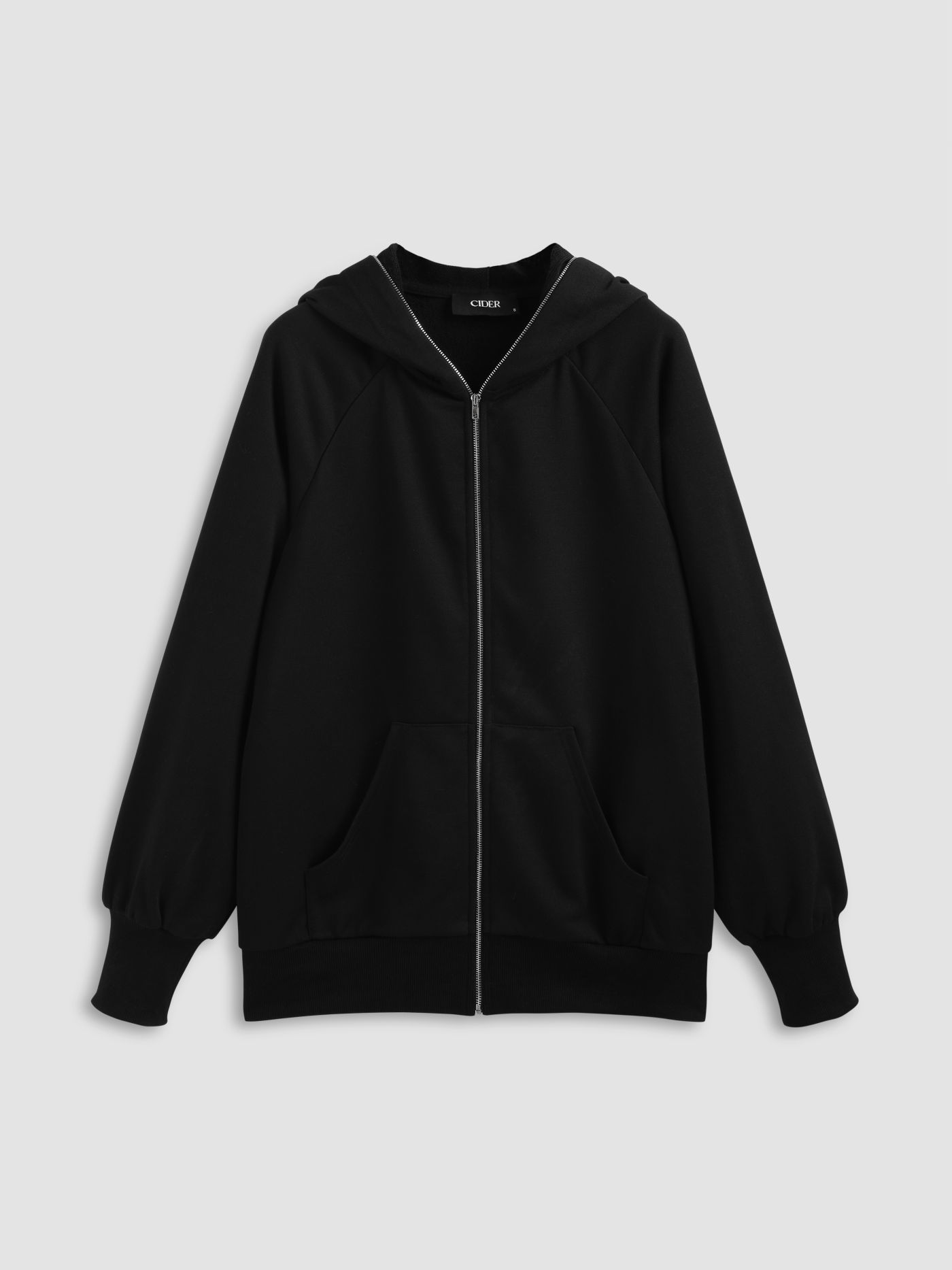 Terry Graphic Zipper Hoodie