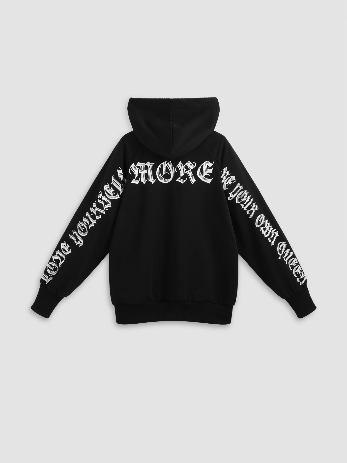 Terry Graphic Zipper Hoodie