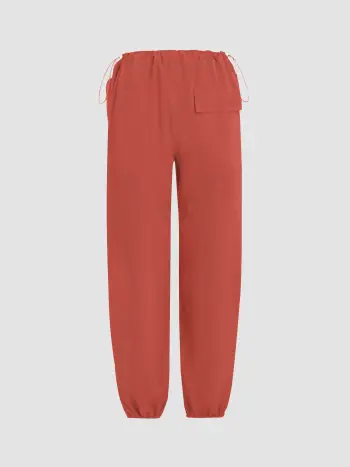 Pantaloni solidi con coulisse