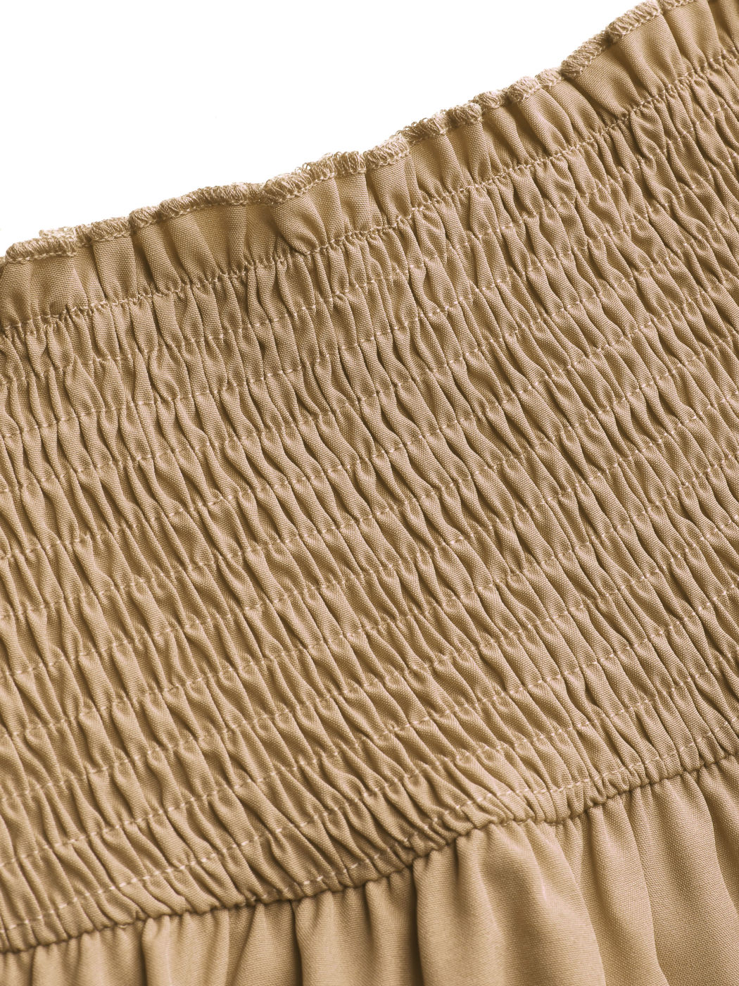 Shirred Ruffle Tiered Skort Curve & Plus