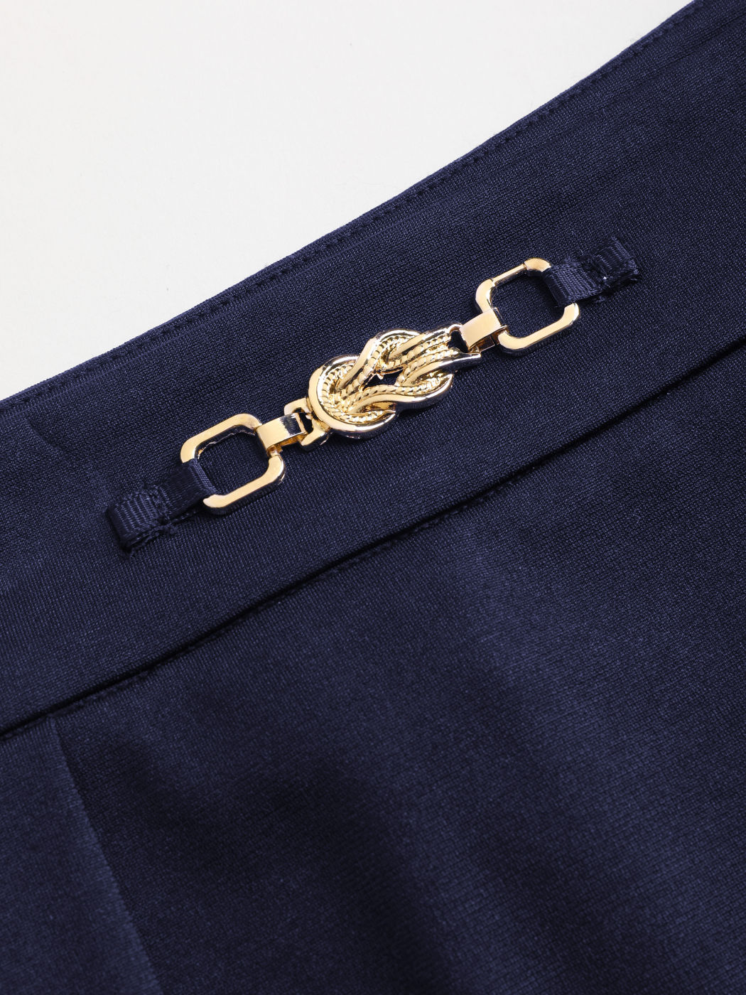 Mid Waist Solid Pleated Skort