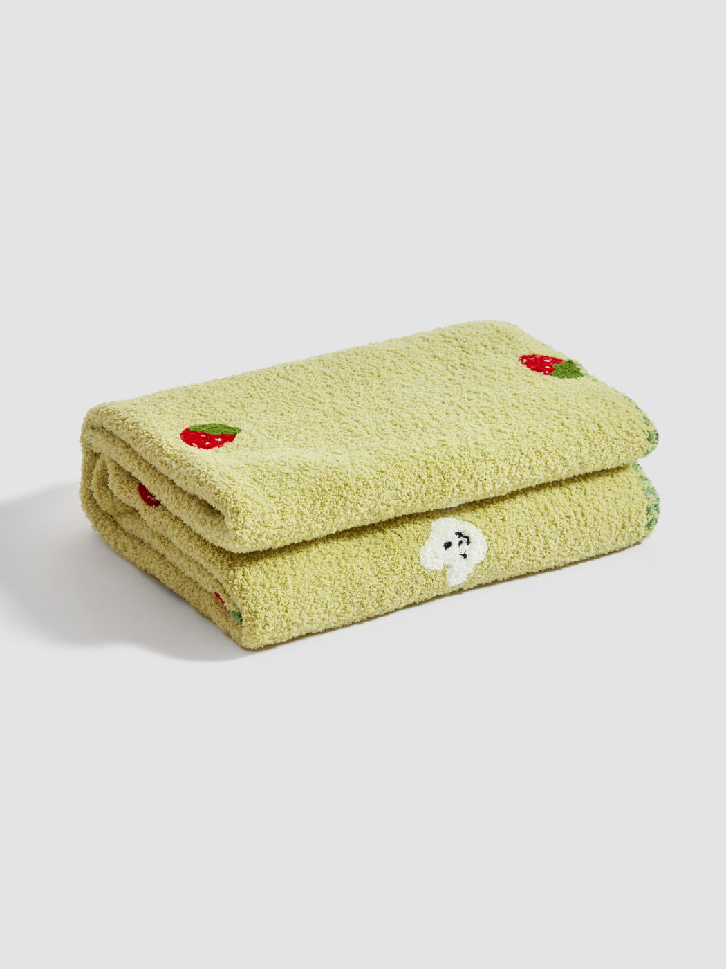 Strawberry & Bear Decor Blanket