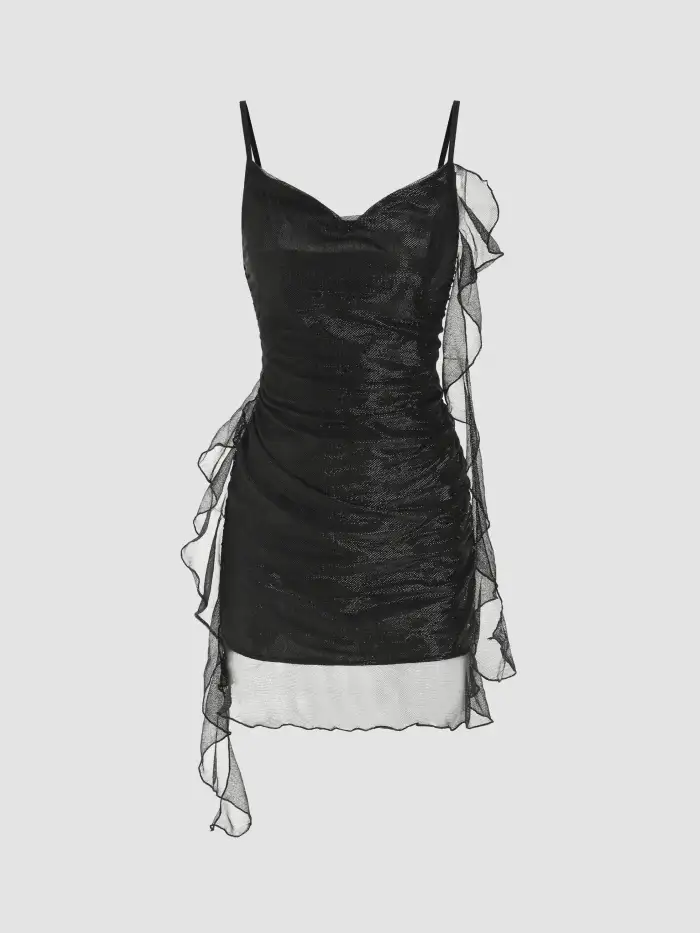 Halloween Cocktail Dress Sun Dresses Graduation Dress Grad Dresses Mini Dresses Hoco Dress Homecoming Dress Satin Satin High Neck Backless Short Dress For Date
