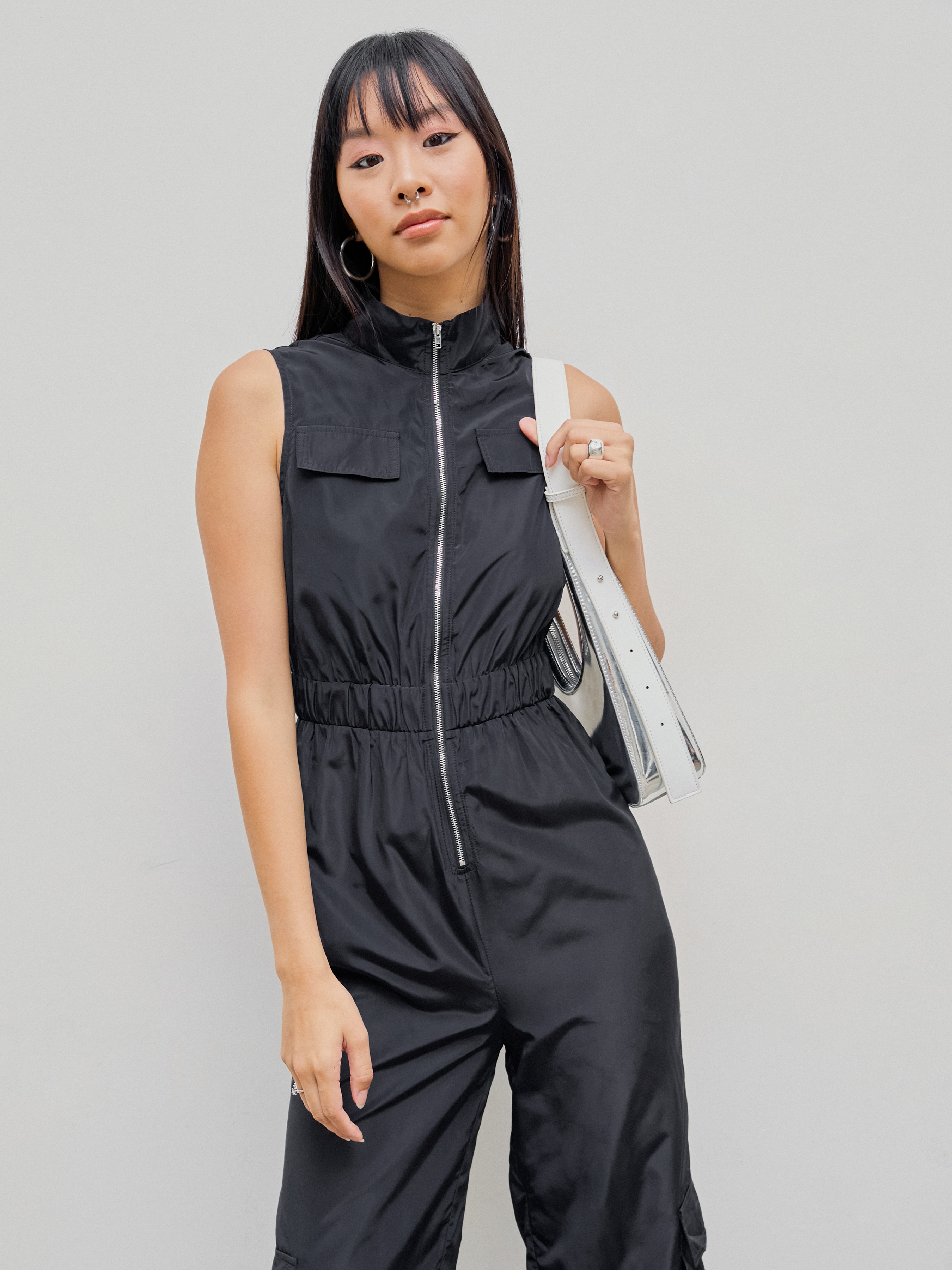 ☆【CODE GRAPHY】☆HIGH-NECK RICH POCKET PADDED JUMPE.R☆ ☆【CODE GRAPHY】☆HIGH-NECK RICH POCKET PADDED JUMPE.R☆