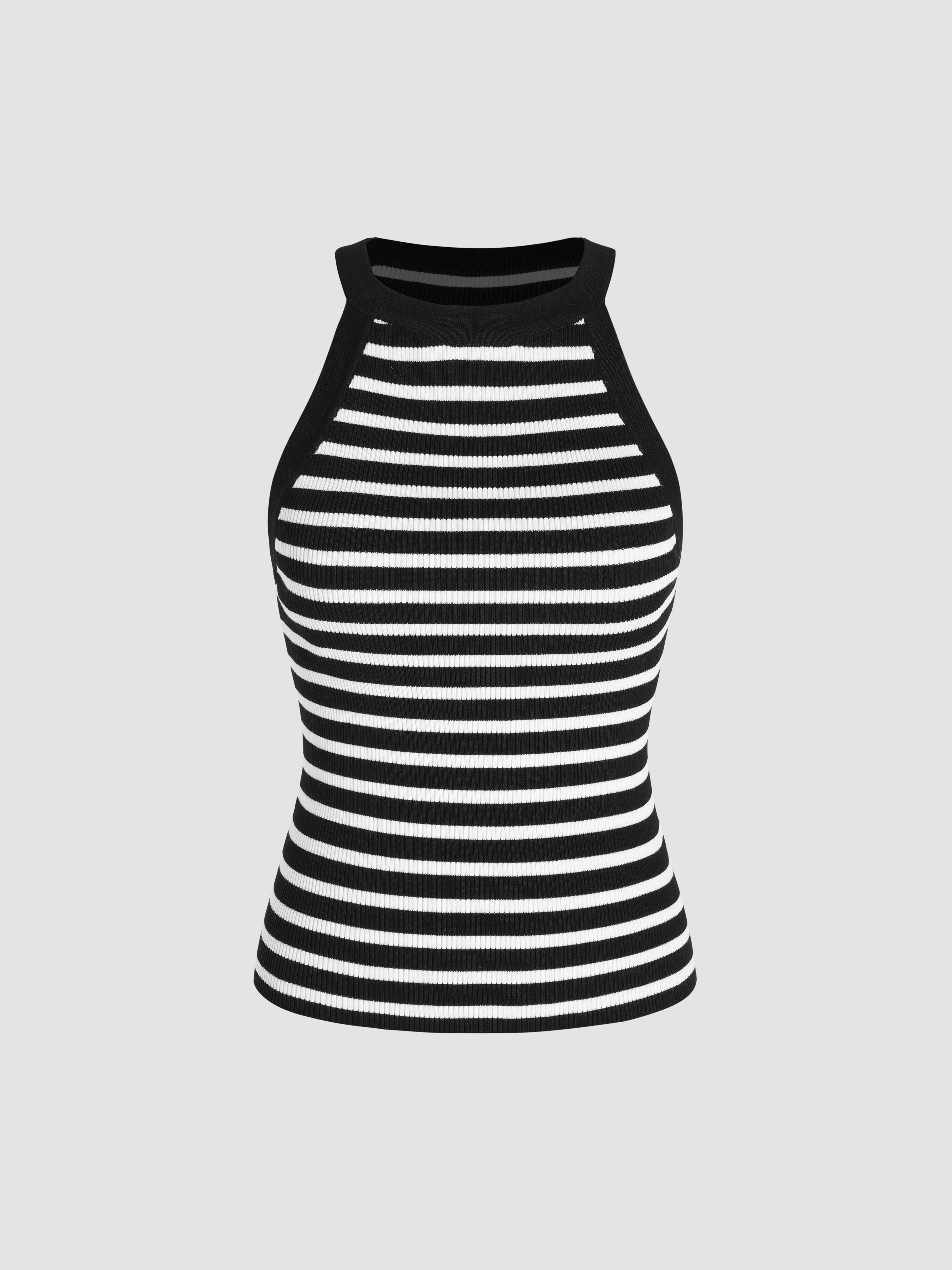 Elegant A-line Wrap Neck Tank Top main image 1