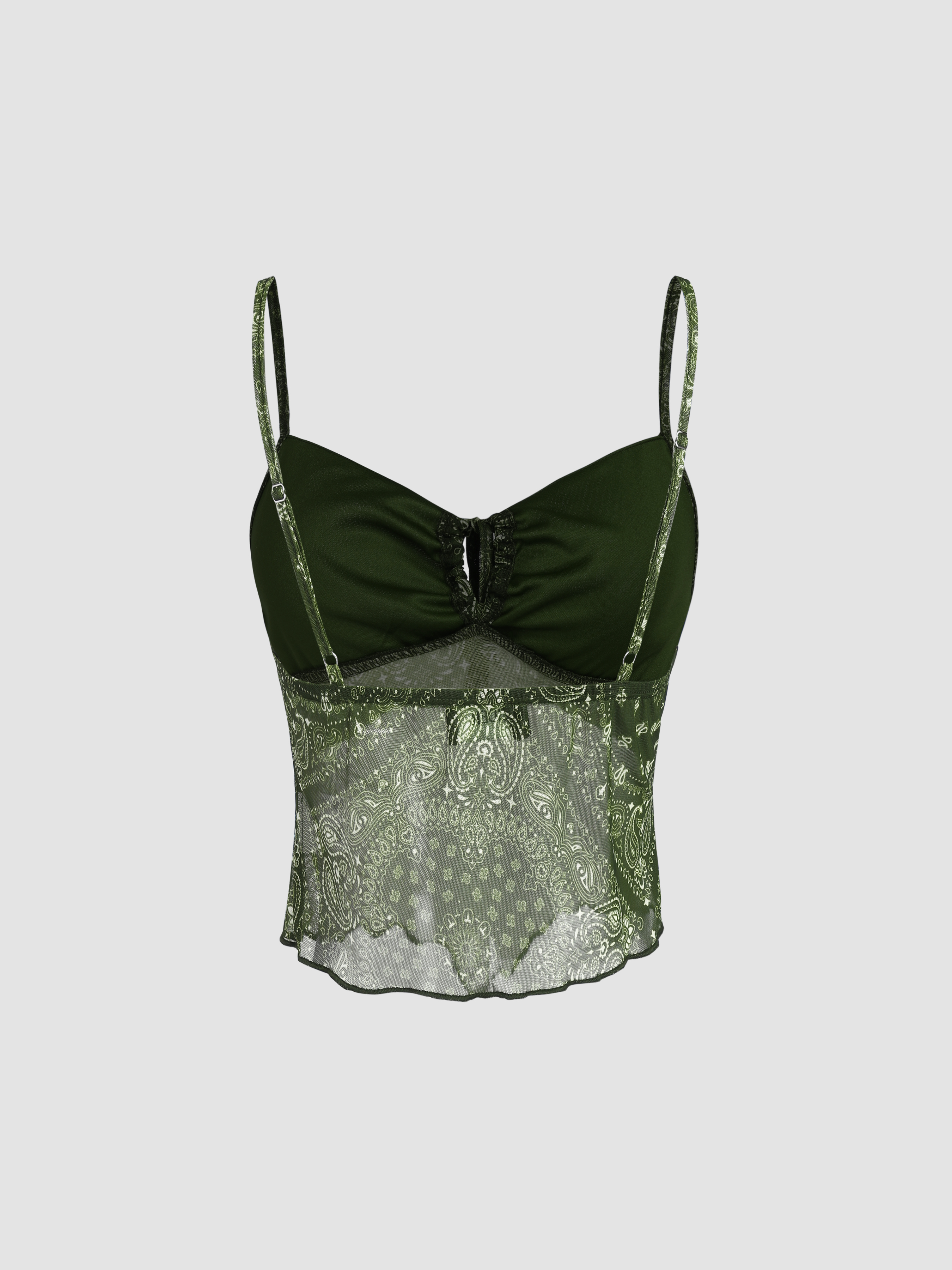 Ameri　CAMILA SHEER CUT TOP Ameri vintage CAMILA SHEER CUT TOP