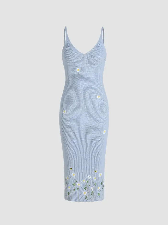Knit Boat Neck Tie Back Bowknot Backless Mini Dress