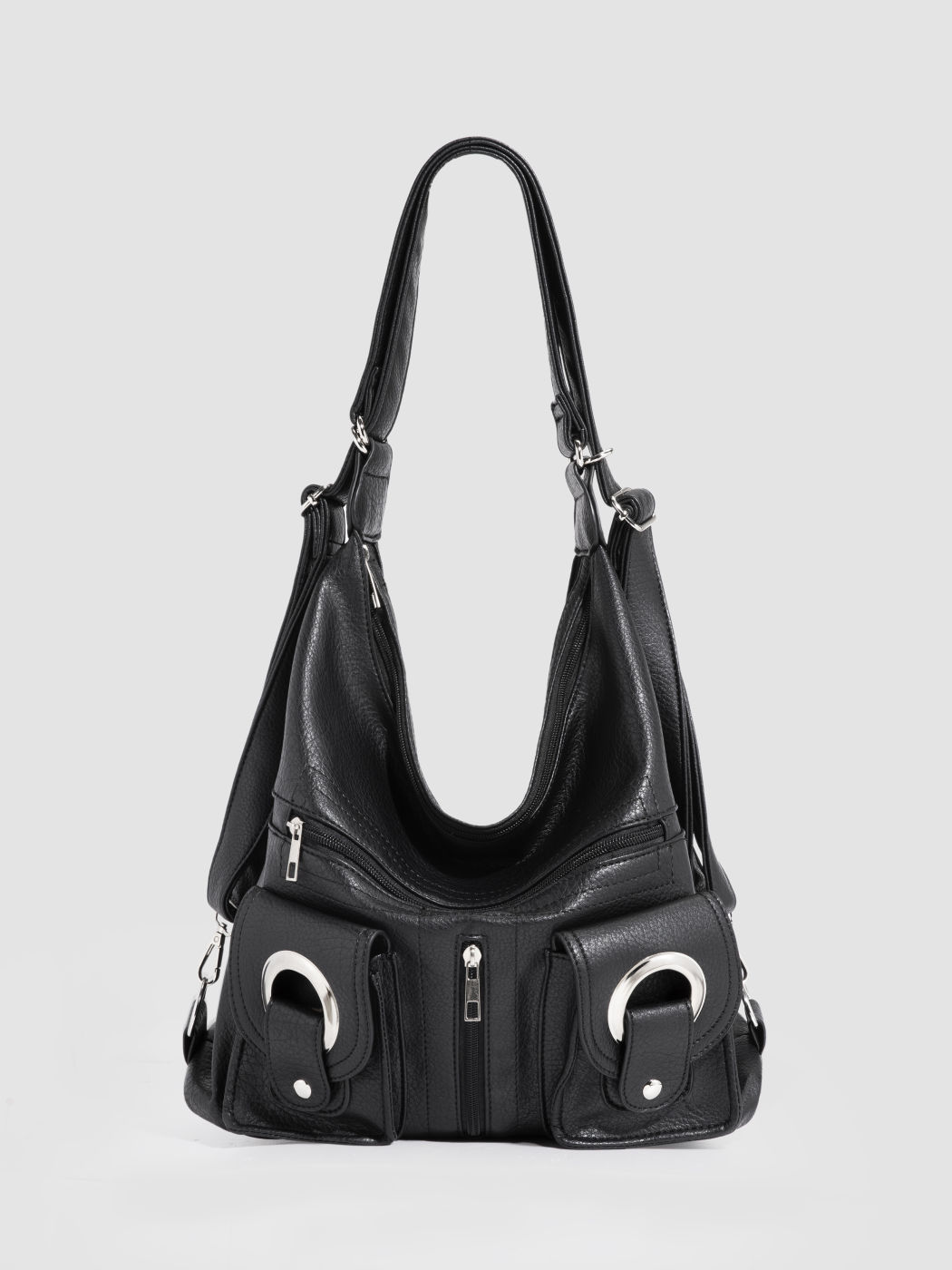 Large Capacity Pocket Hobo Crossbody Backpack