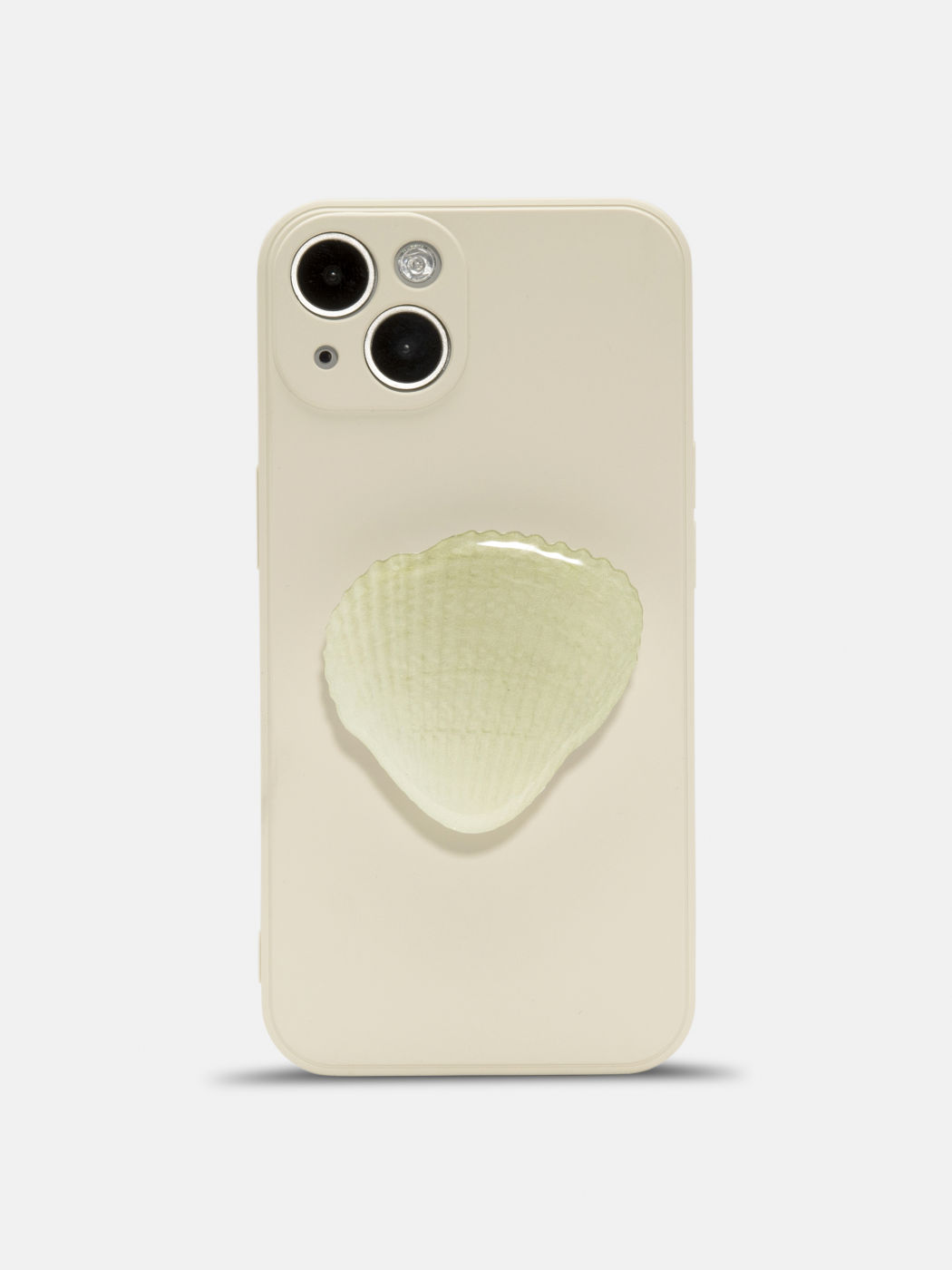 Solid Phone Case With Shell Phone Grip