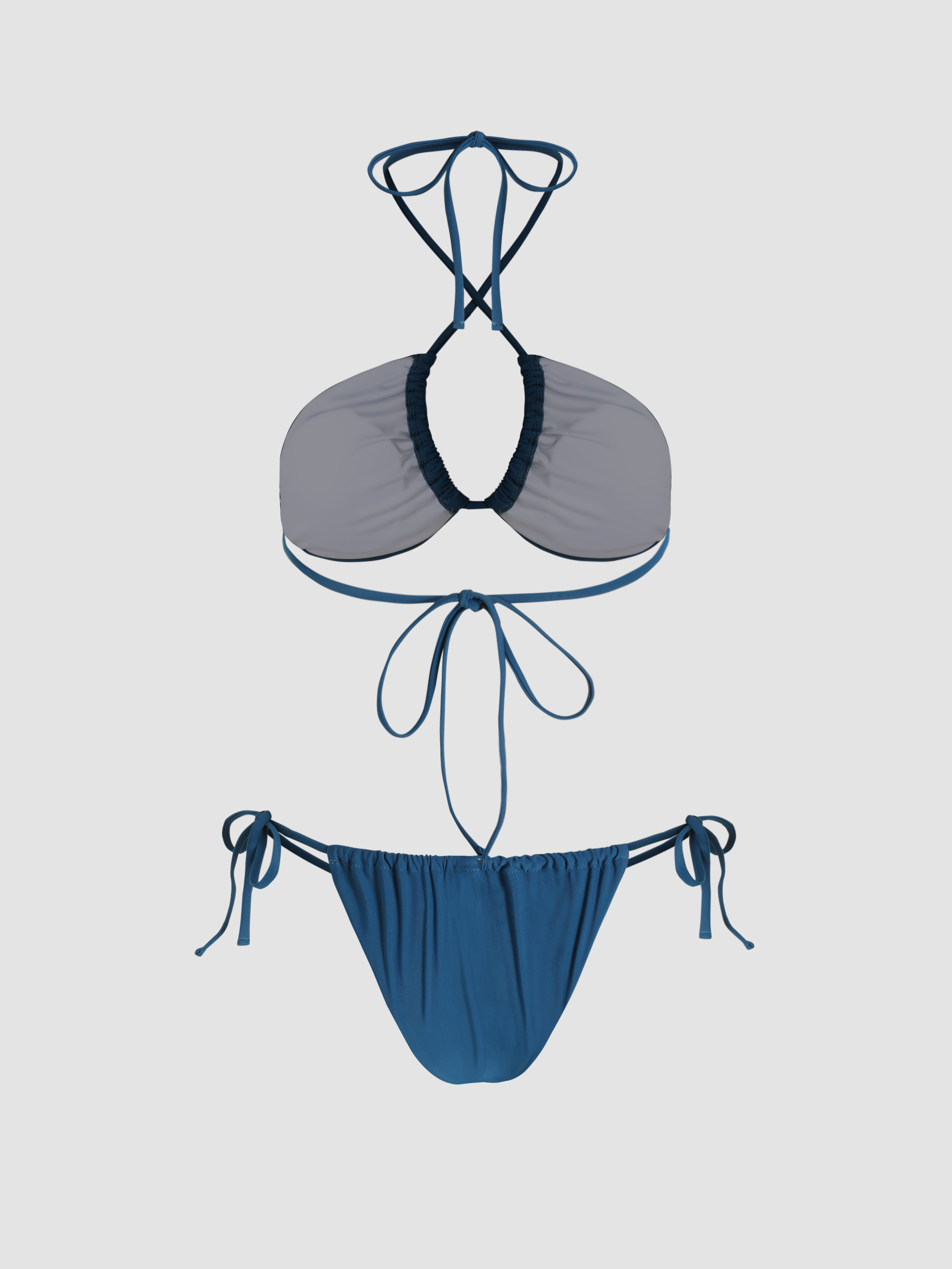 【関税送料込】CUPSHE Vネック クリスクロス 水着 CUPSHE Women's One Piece Swimsuit V Neck Shell Stitched