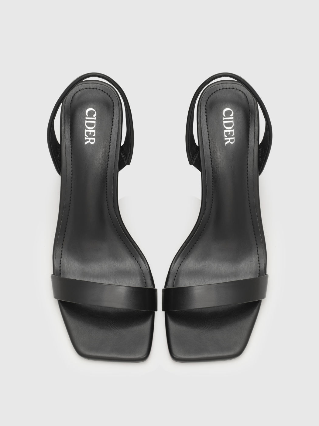 Single Band Chunky Heeled Sandals