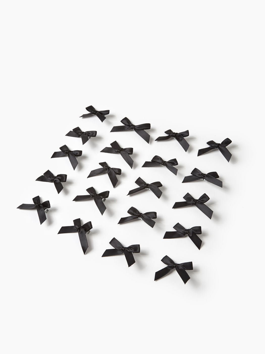 20pcs Plain Bowknot Small Hair Clips