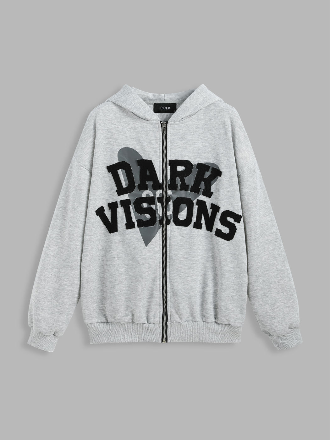  Dunkle Visionen Terry Grafik Hoodie