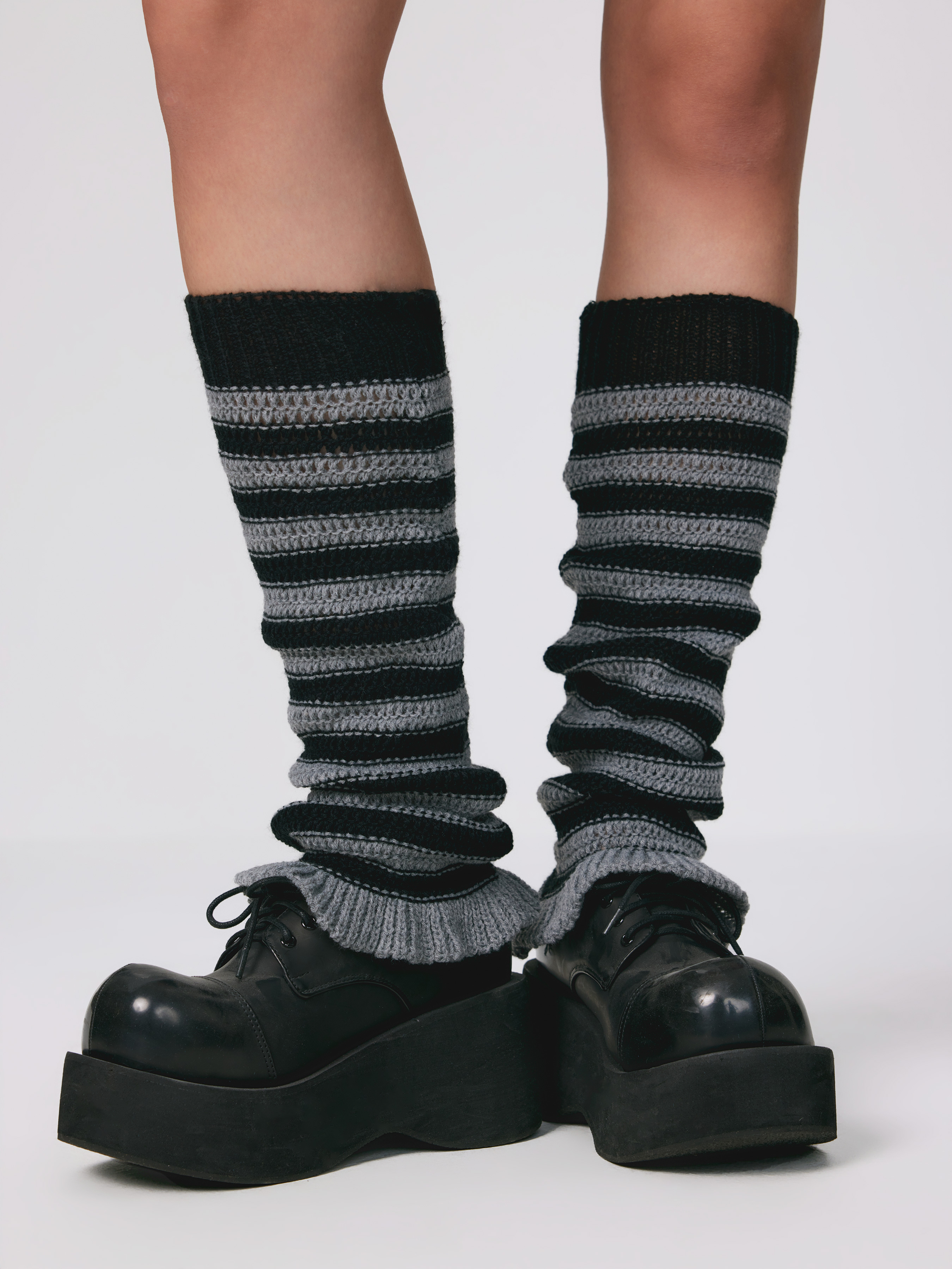 Striped Leg Warmers For School