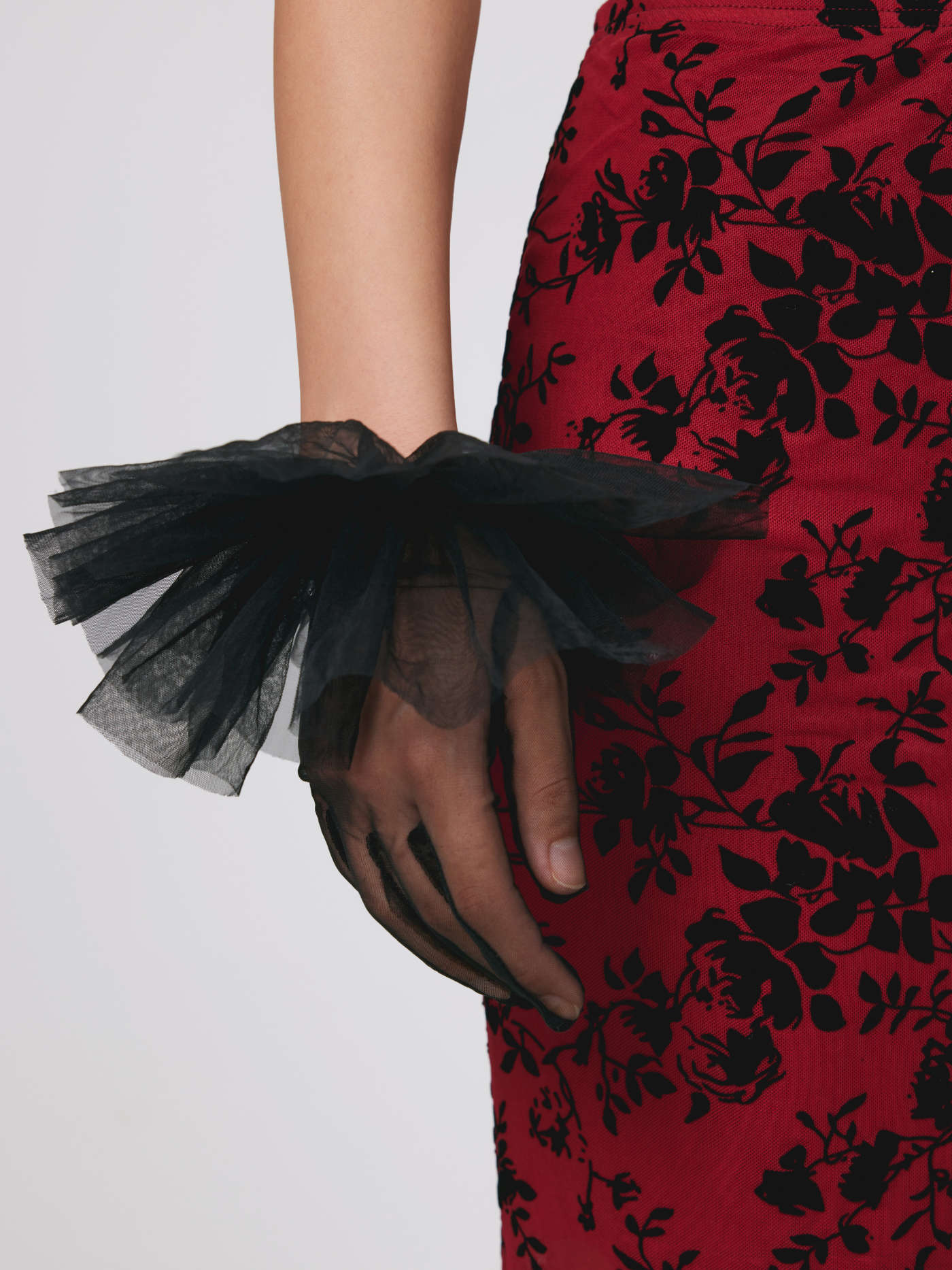 Tulle Gloves For Date