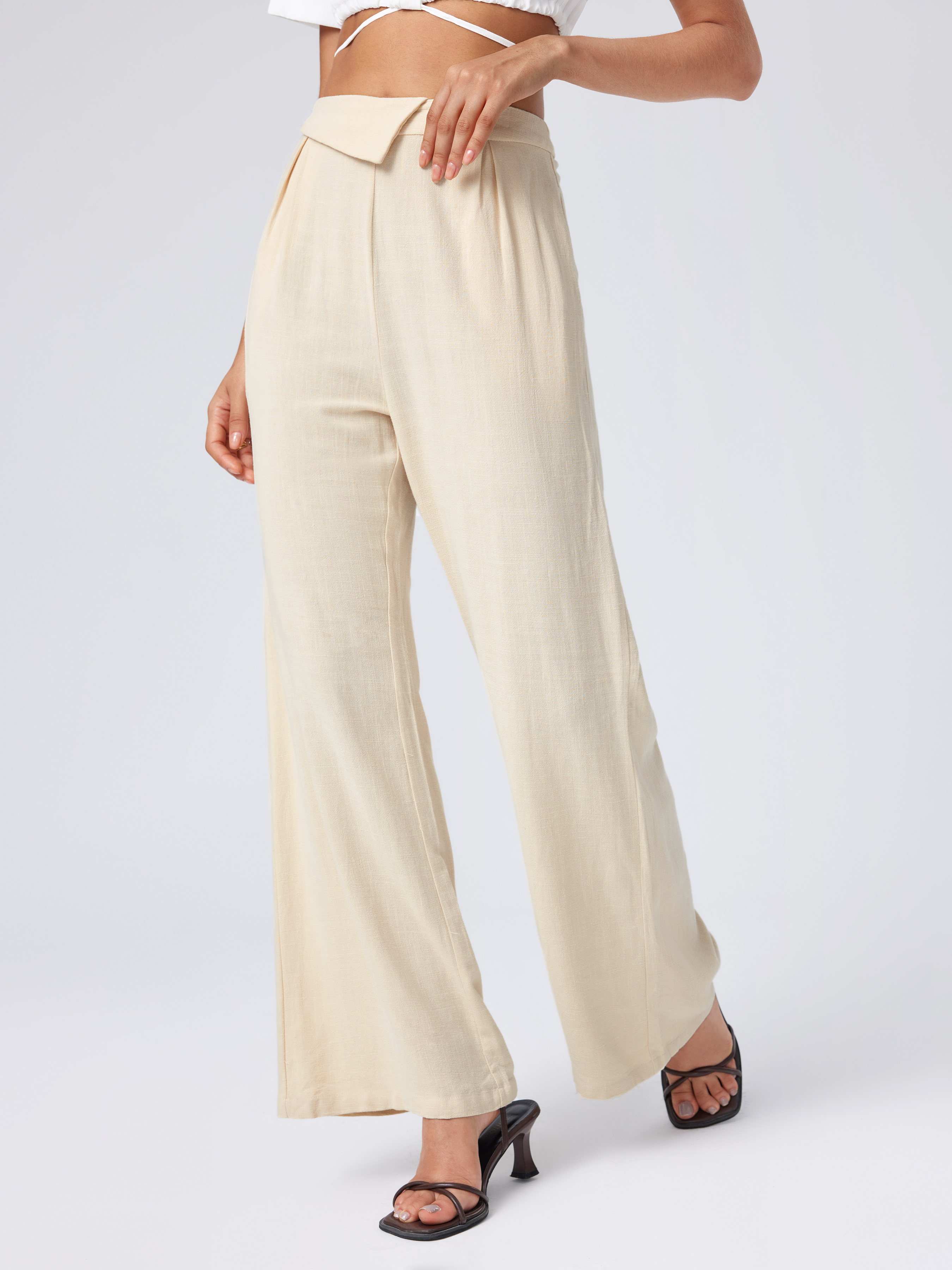Buy Off-White Trousers & Pants for Women by Jaipurethnicweaves Online |  Ajio.com