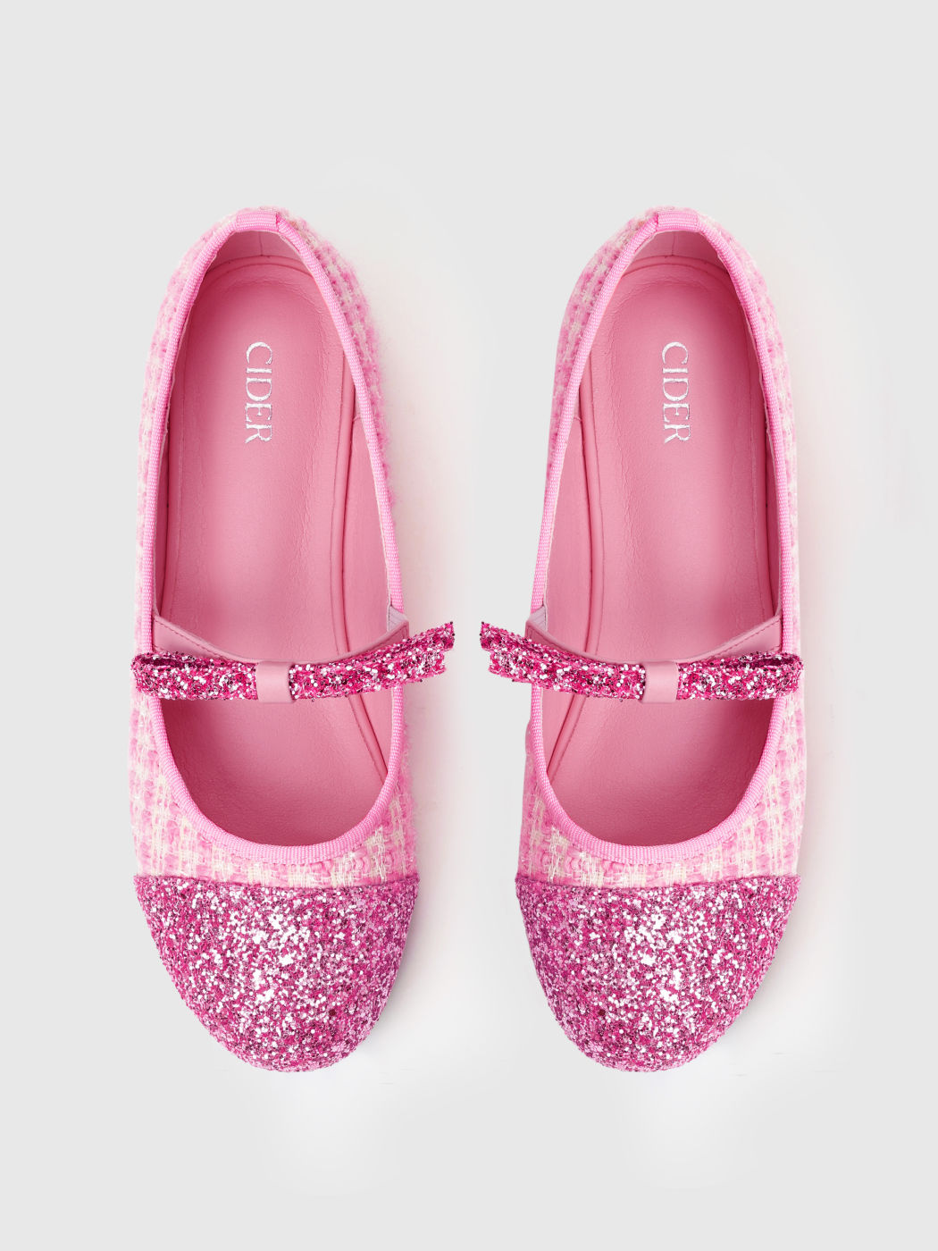  Glitzer Flache Mary Jane Schuhe