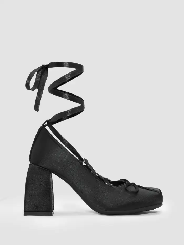 BOWKNOT SUEDE SLINGBACK HEELS