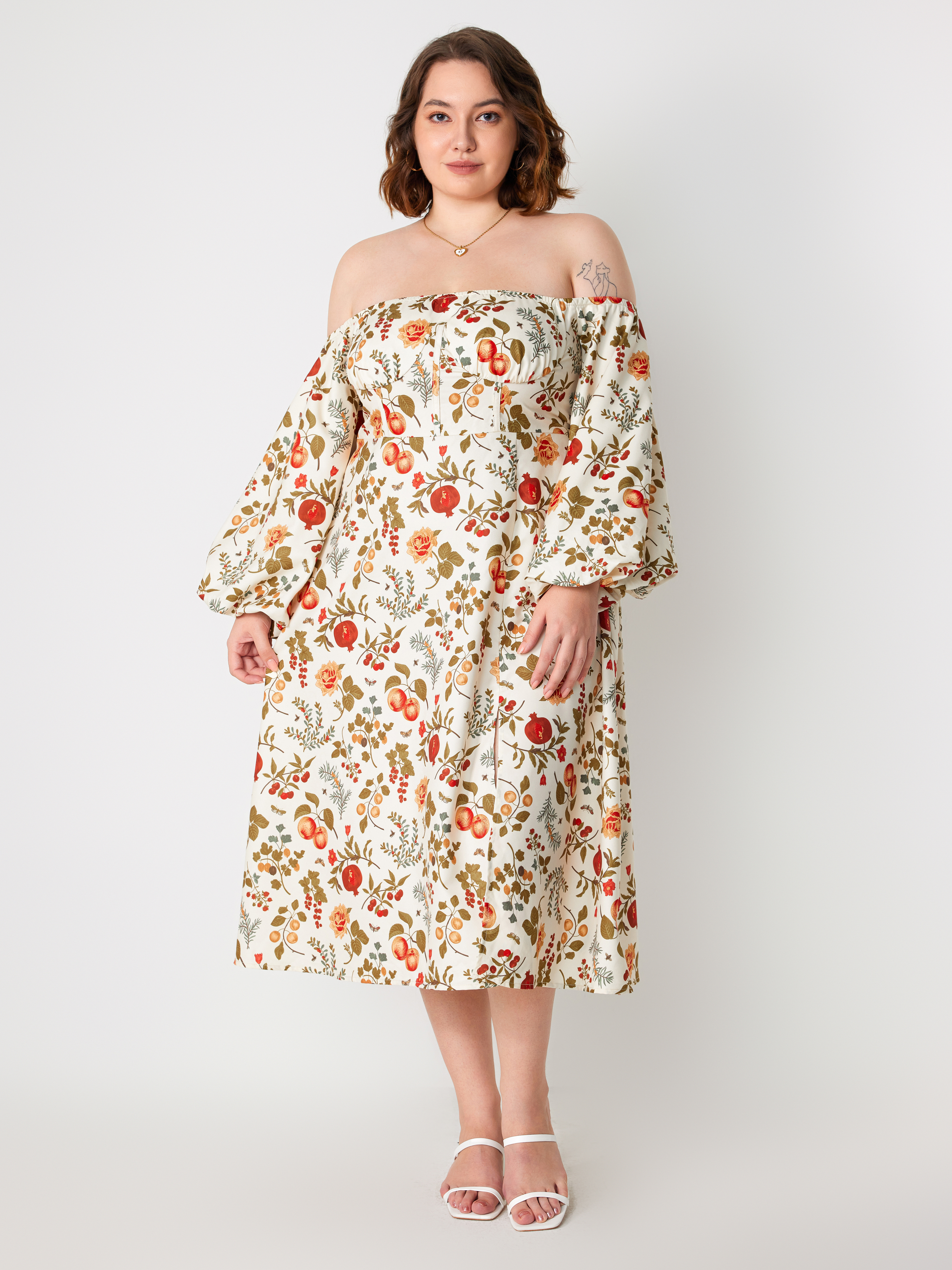 【関税込】PhaseEight ドレス☆Vicky Off Shoulder Floral Midi 006452248?fmt=auto&$background
