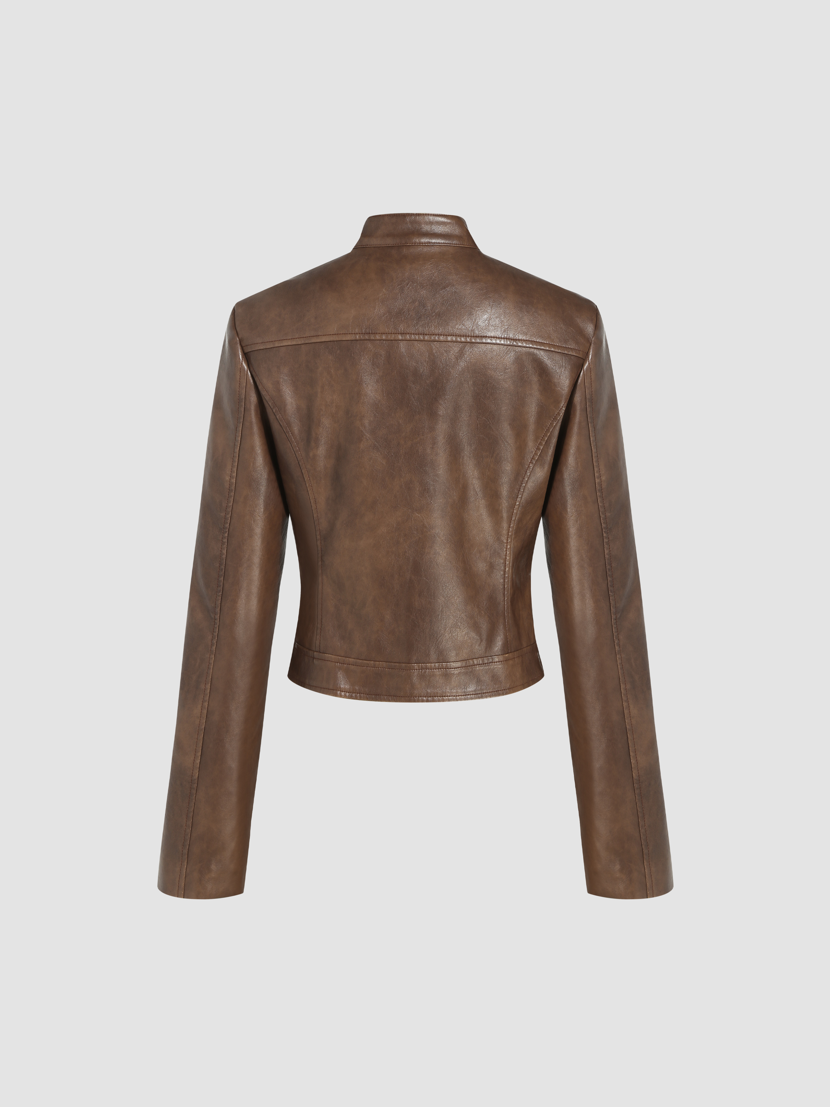 soerte（ソエルテ）の「Stand collar leather jacket（renewal