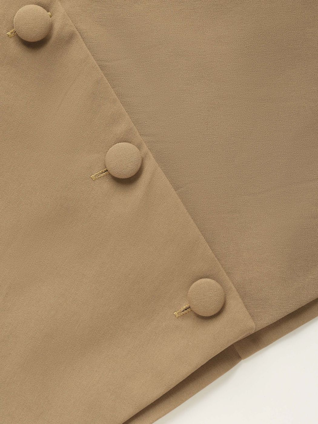  Kragen Solid Twist Button Blazer