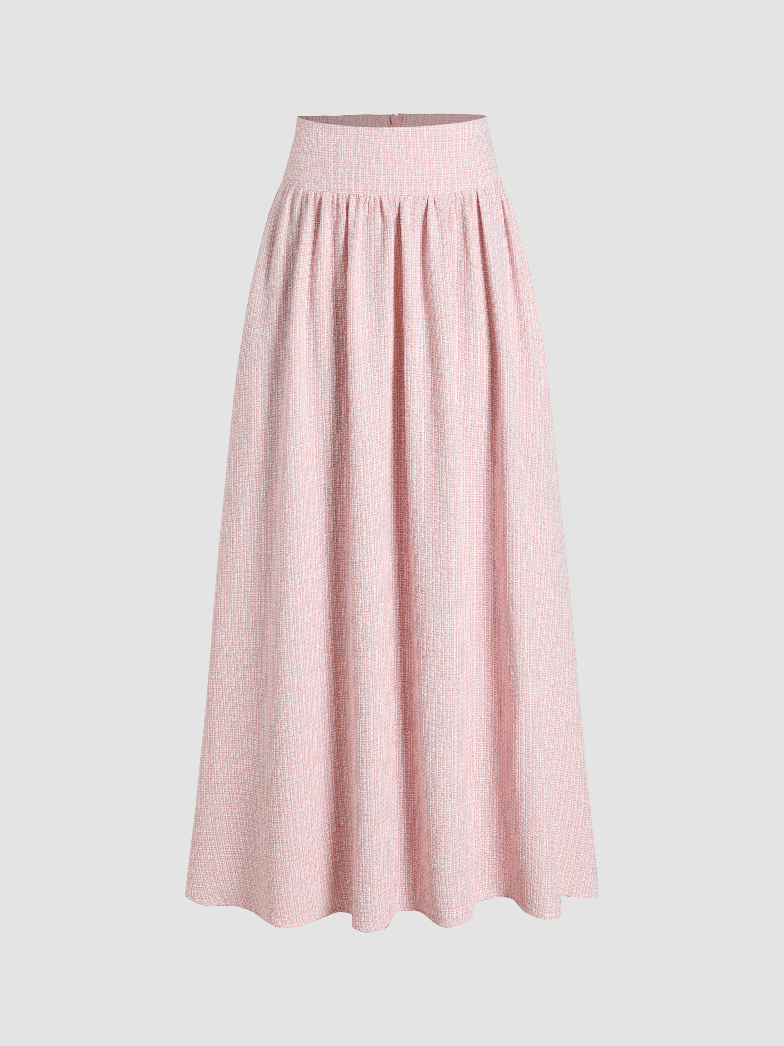 Meshy Days Ruched High Waisted Skirt Set