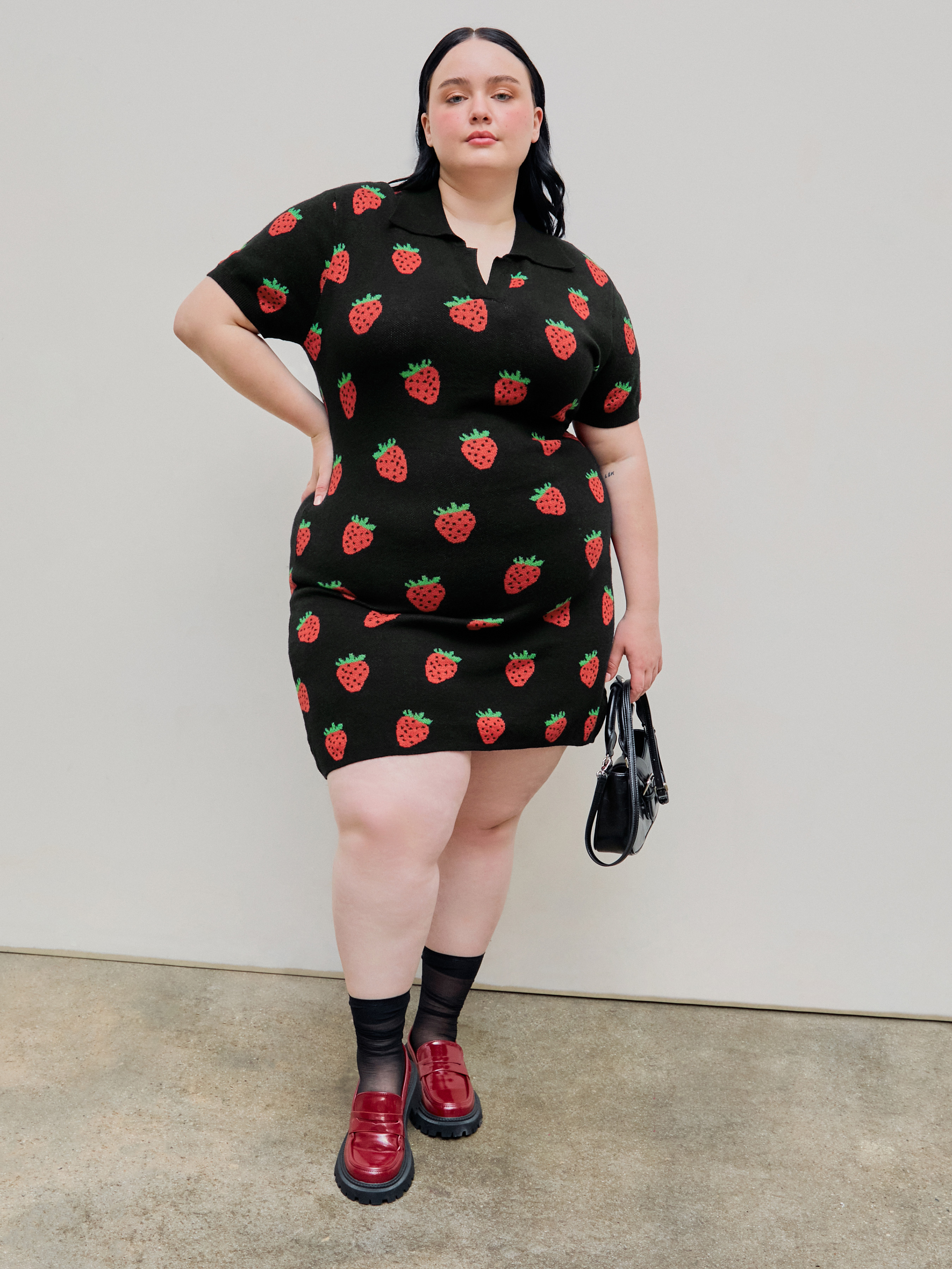 strawberry dress plus size