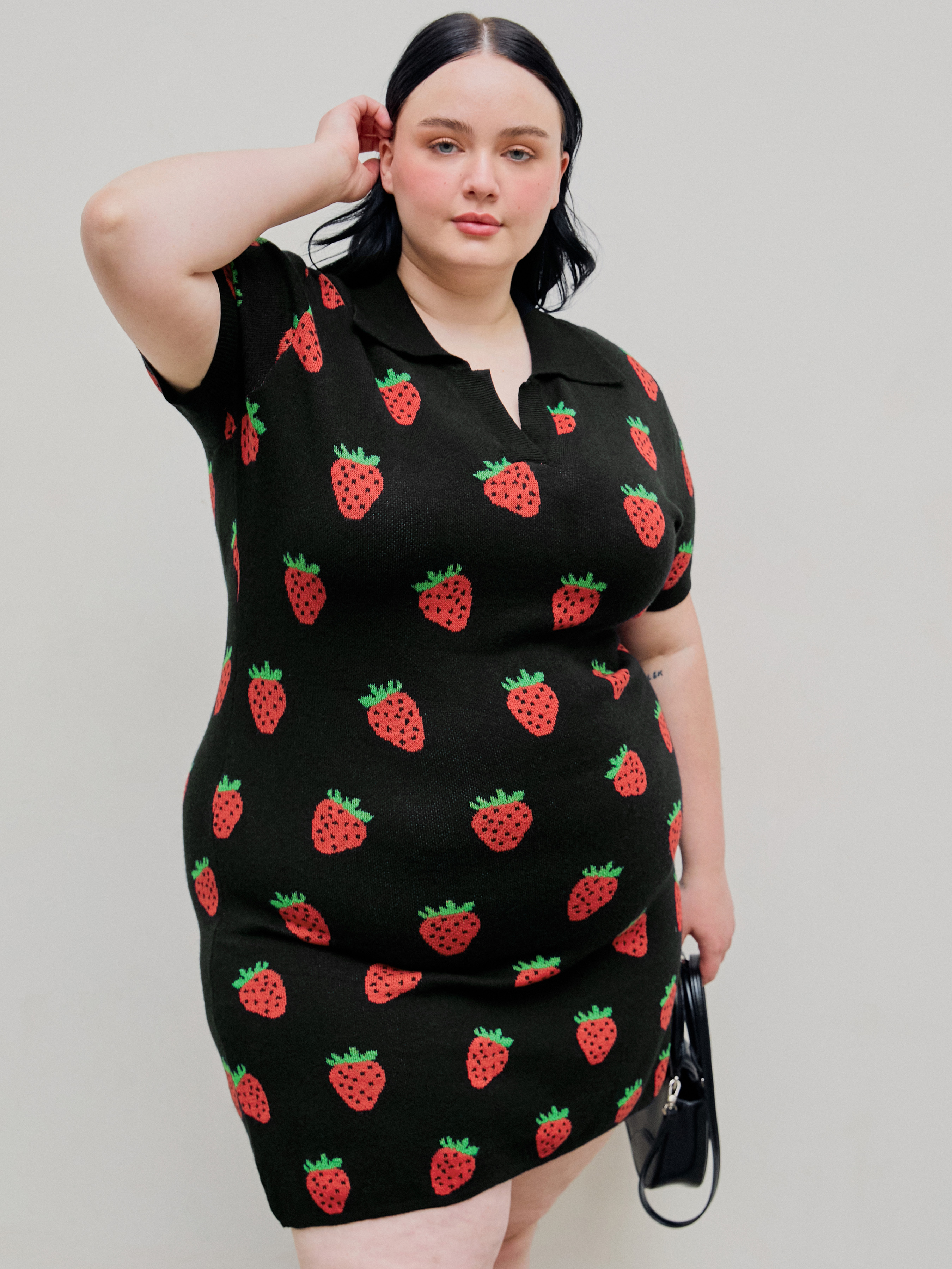 strawberry dress plus size