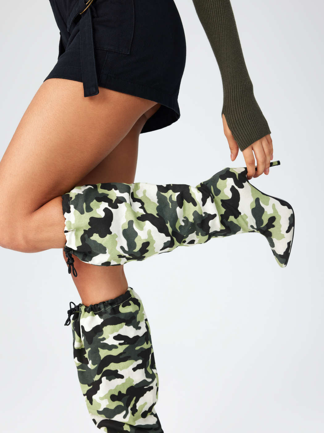 Camouflage Boots For Daily Casual Music Festival/Live House Party