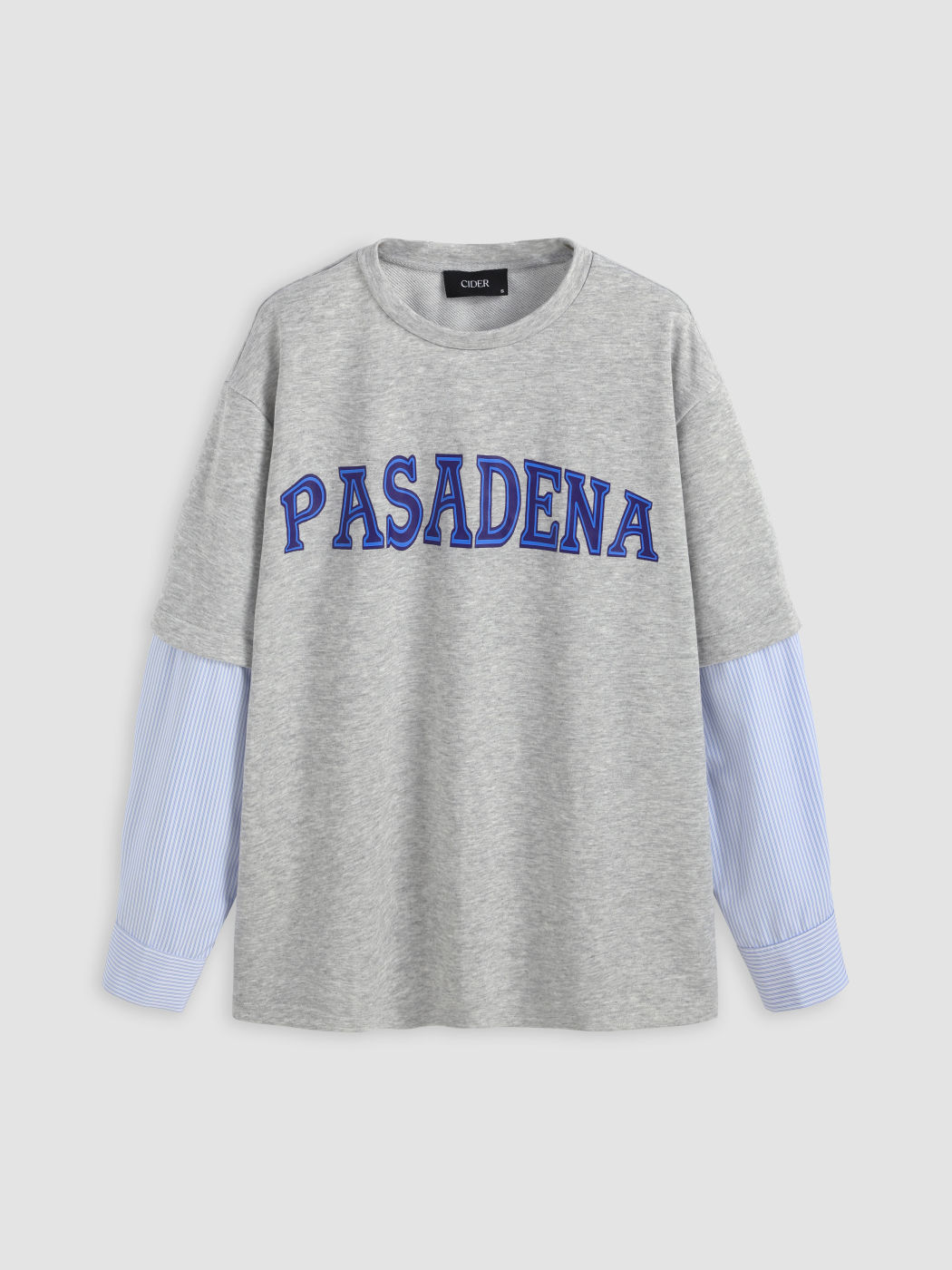  Rundhals Pasadena Patchy Grafik Sweatshirt