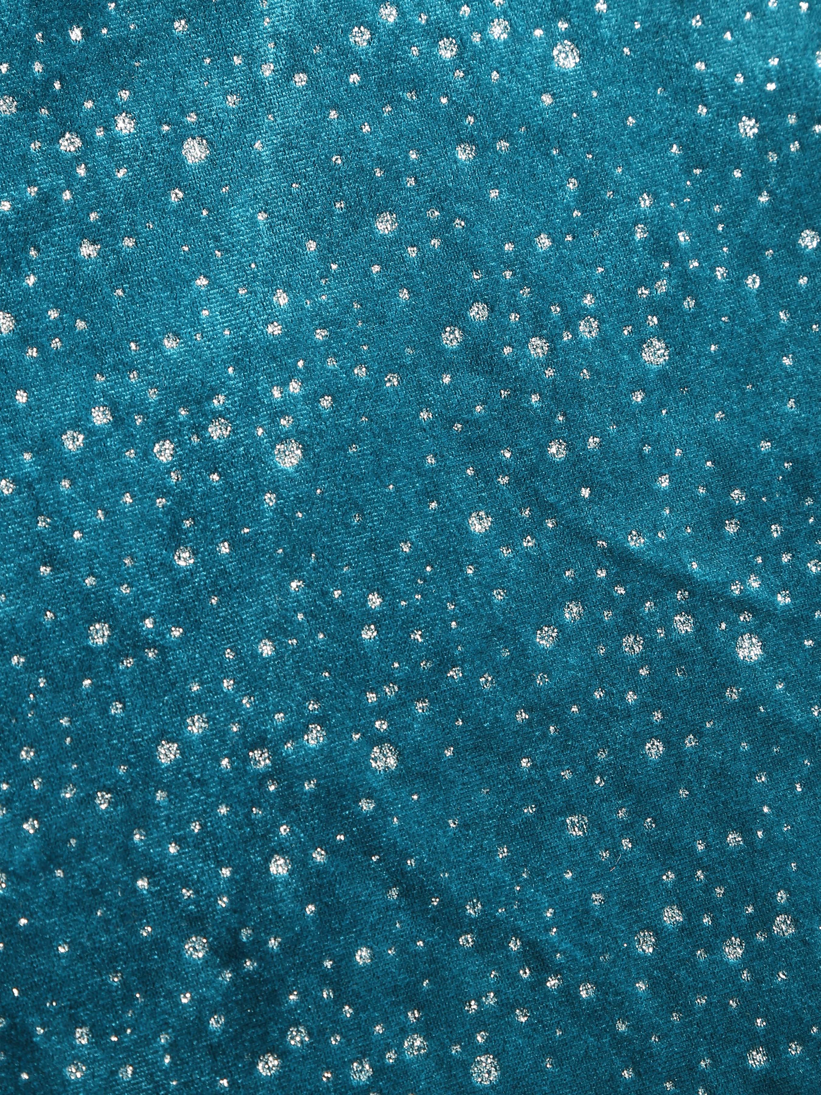 Velvet Off-shoulder Star Ruched Maxi Dress