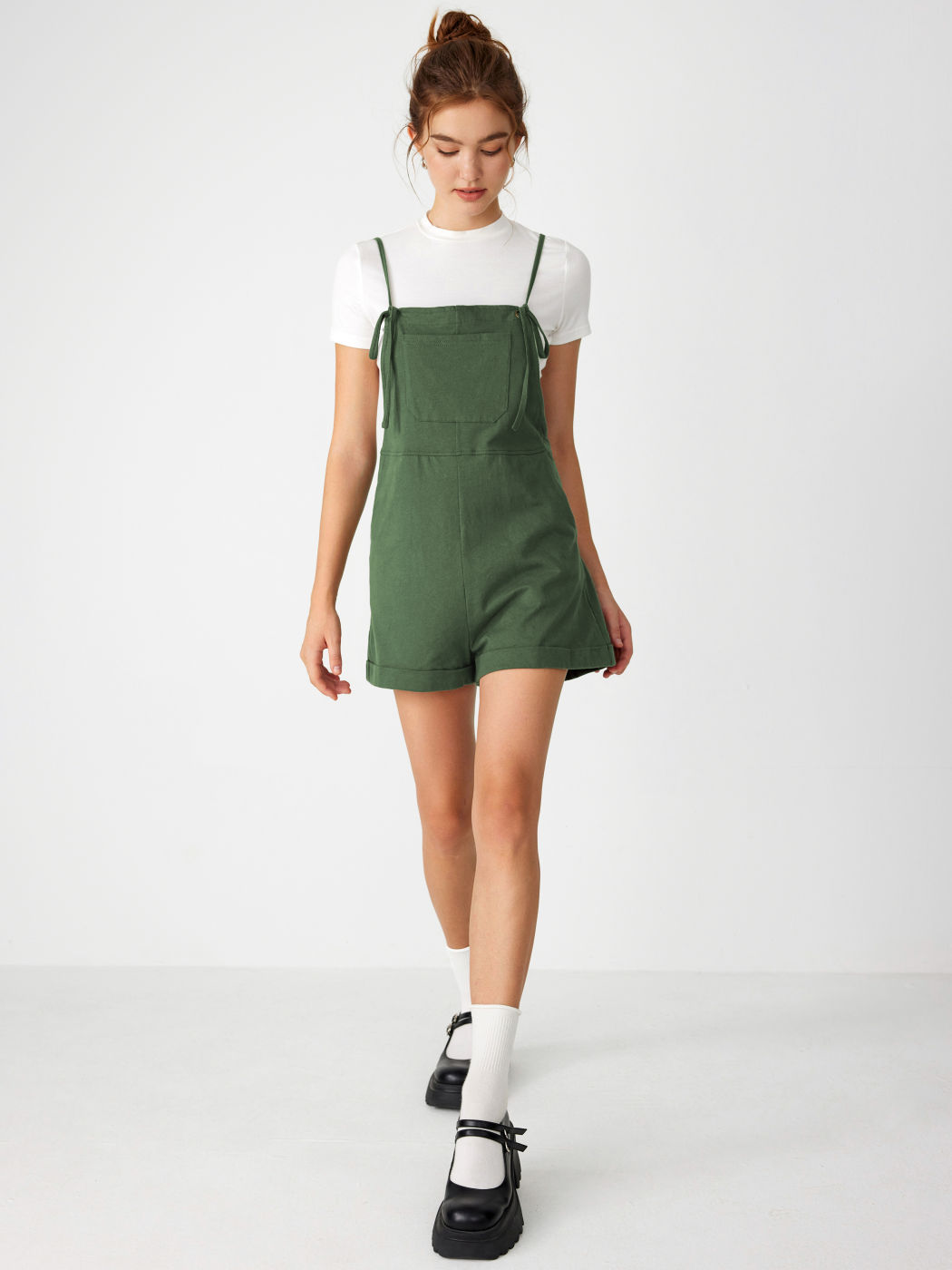  Geknoteter Taschen-Weitbein-Overall
