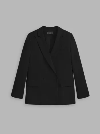 Notched Collar Pocket Blazer
