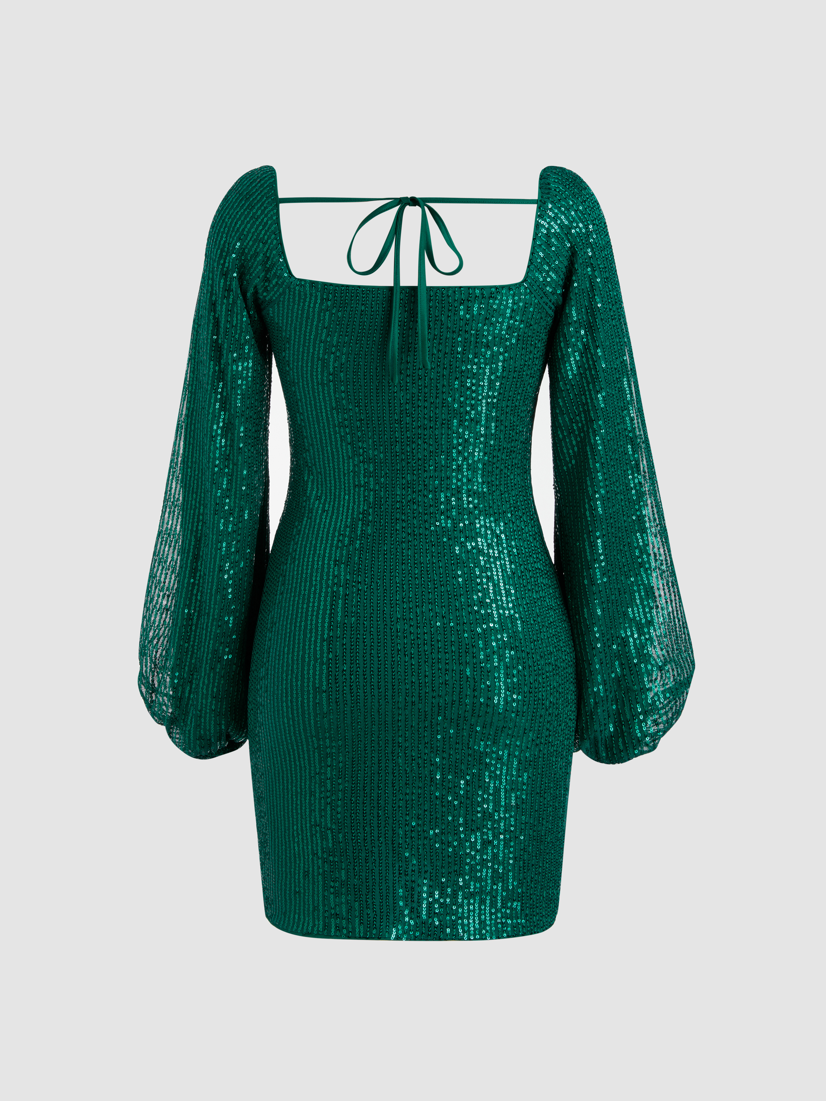 Sequins Sequin Square Neck Mini Dress For Party/Clubbing Music Festival/Live House Sequins Sequin Square Neck Mini Dress For Party/Clubbing Music Festival/Live House