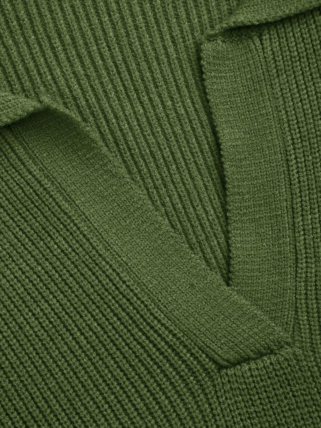 Knit Collar Solid Long Sleeve Mini Dress Curve & Plus