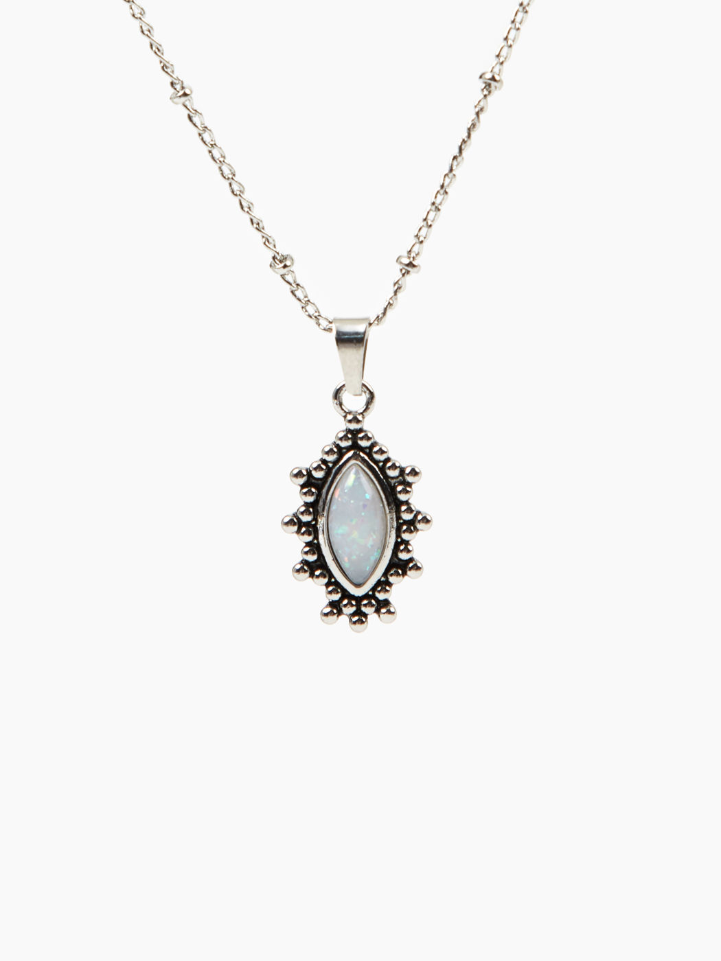 Marquise Cut Opal Halskette